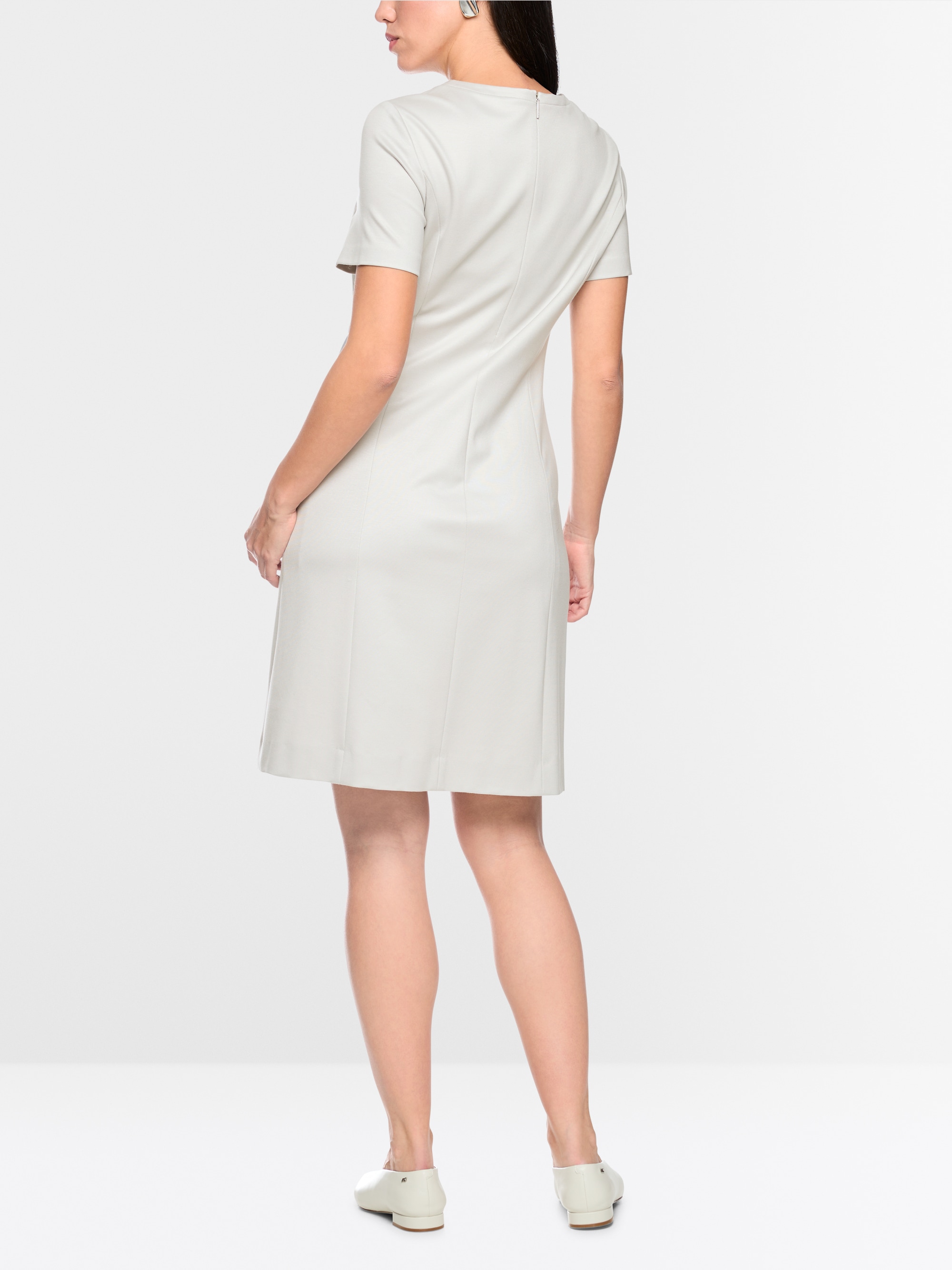 Stretch viscose mini dress