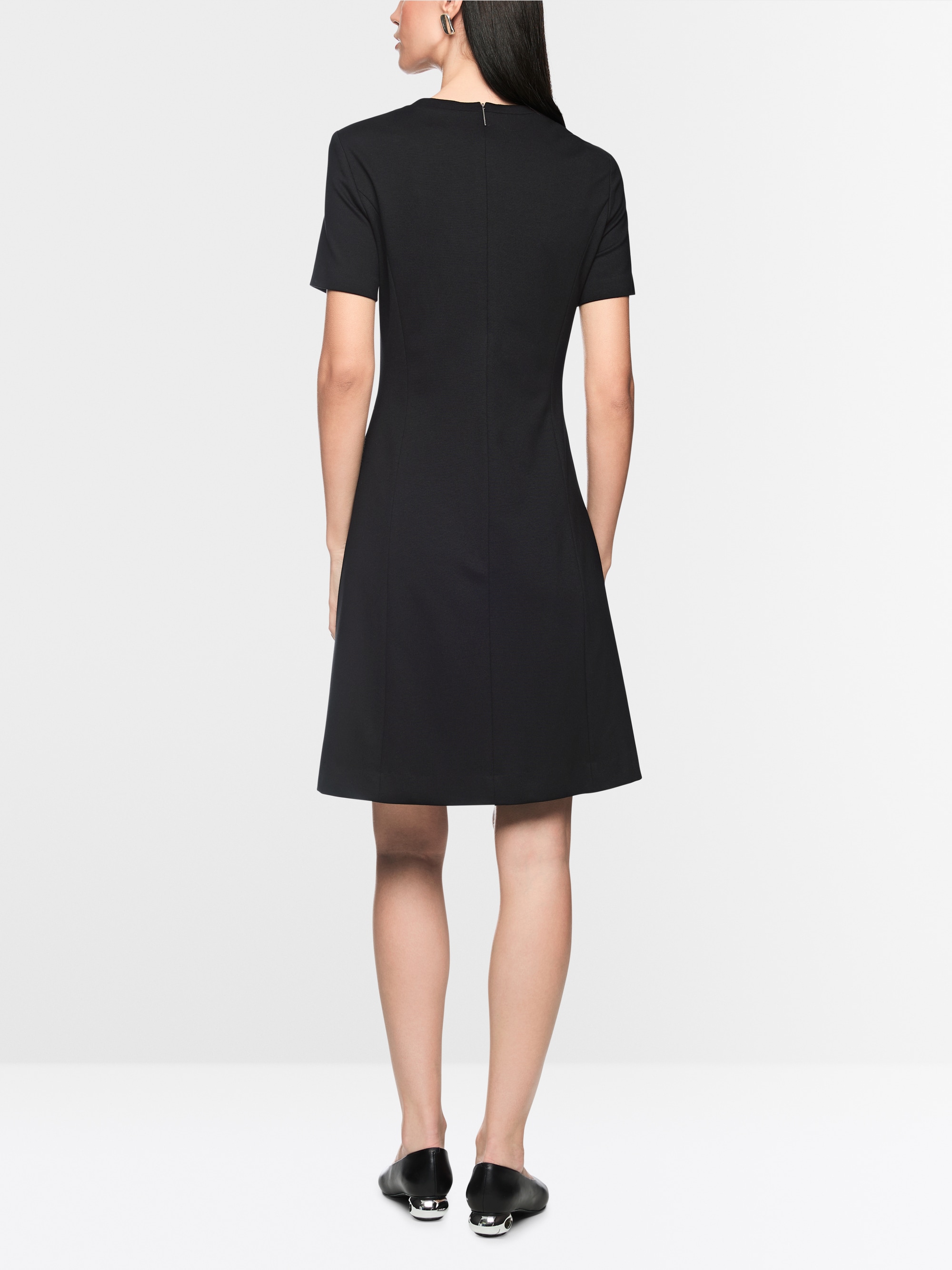 Stretch viscose mini dress