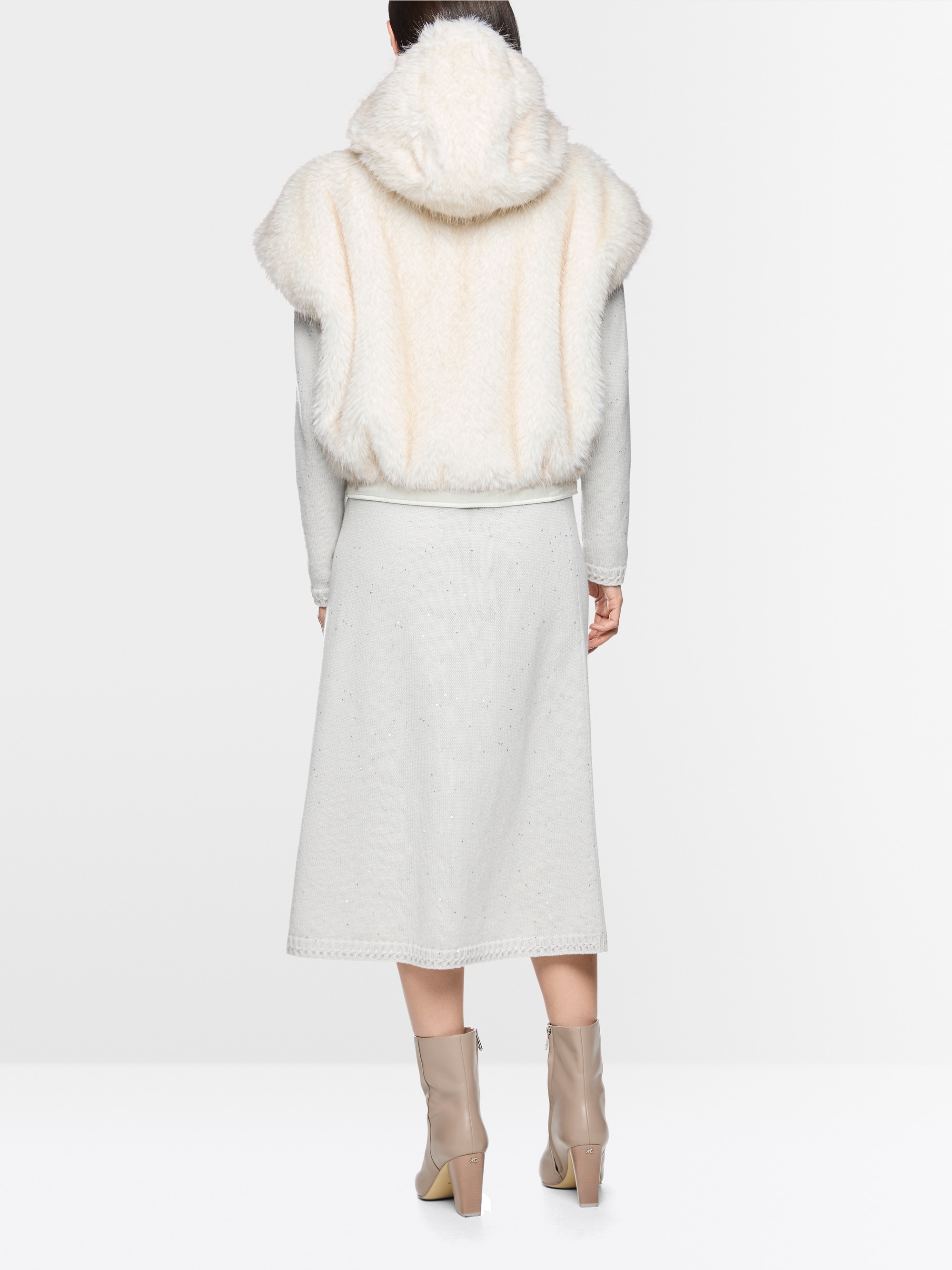 Cosy faux fur waistcoat
