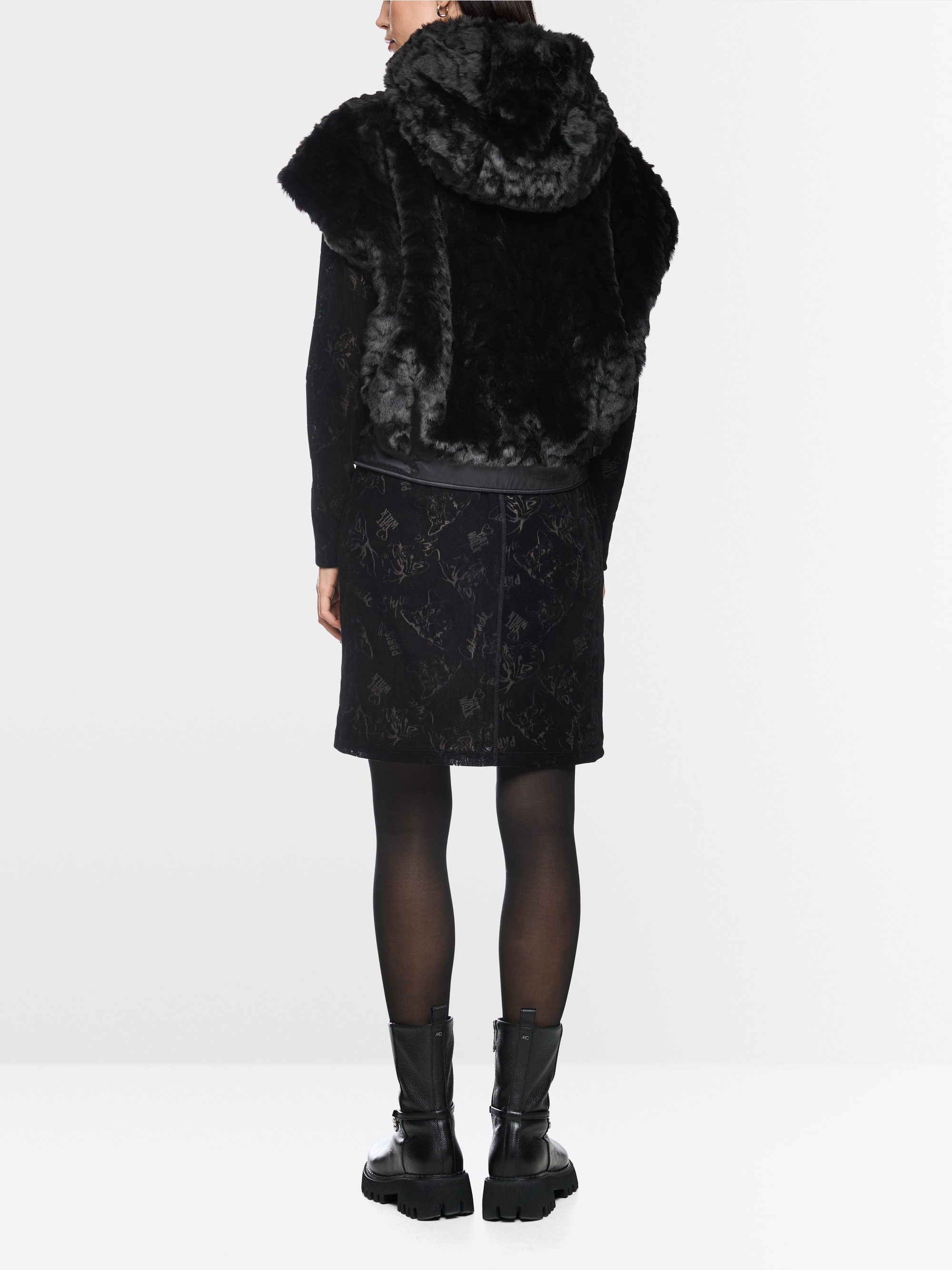 Cosy faux fur waistcoat