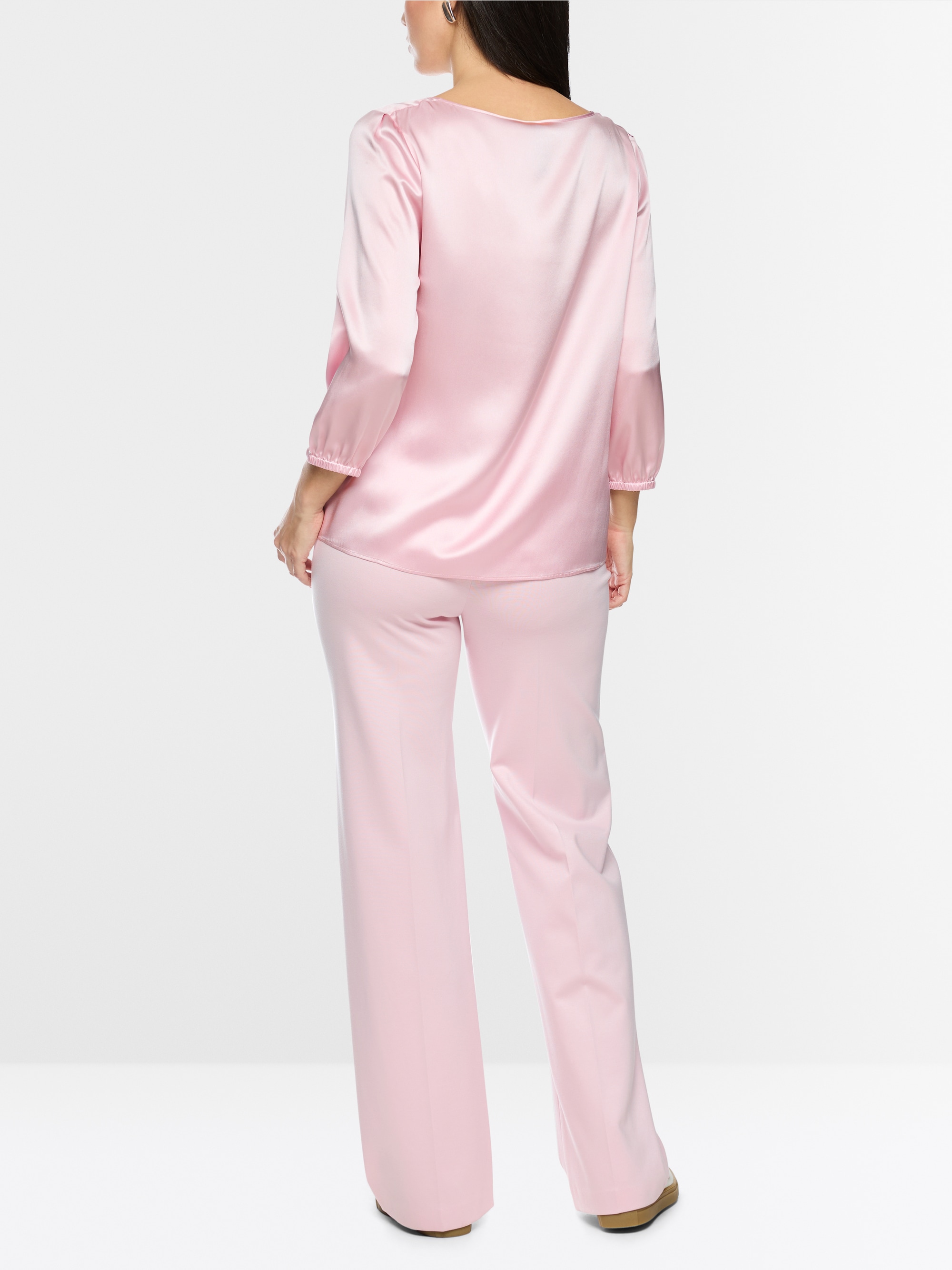 Silk blouse with 3/4 sleeves