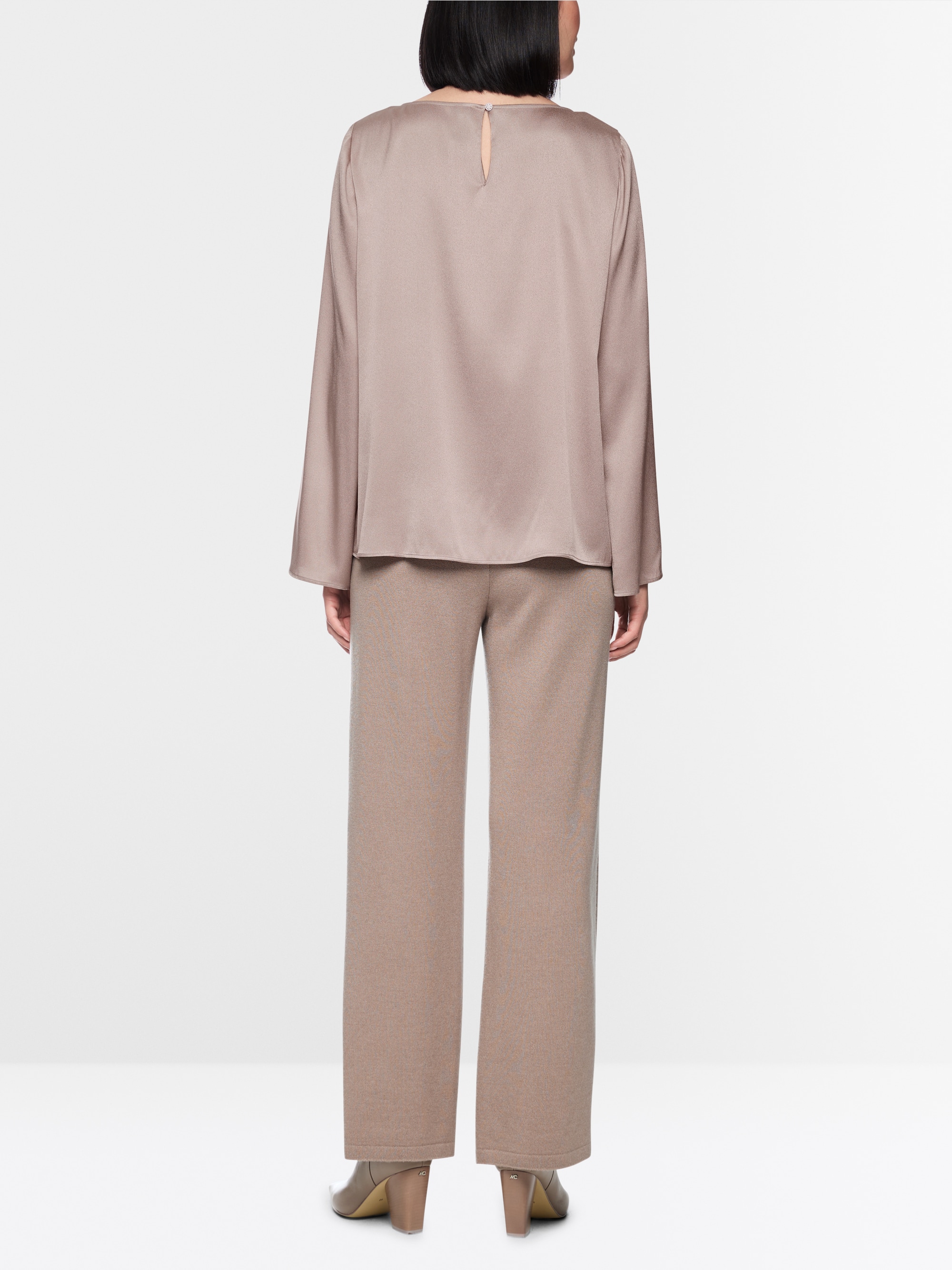 Flowing silk blouse