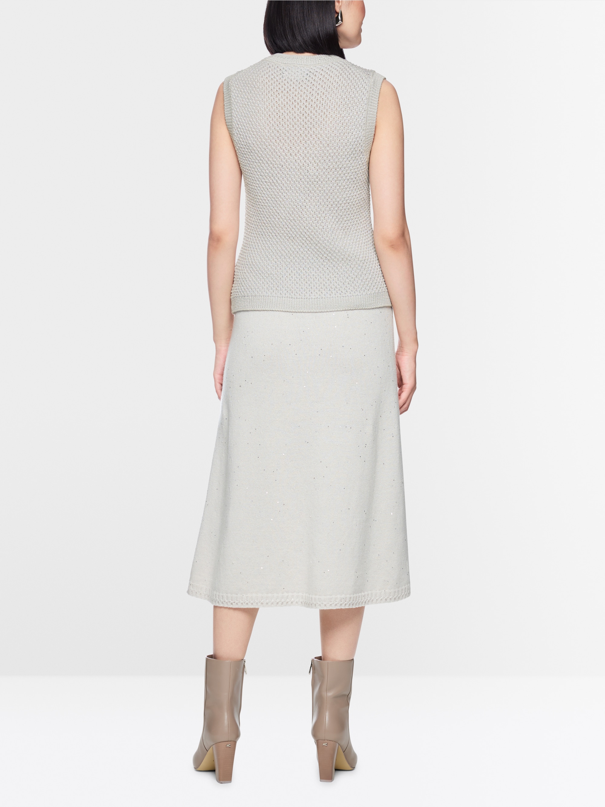 ‘Knitted in Germany’ pearl knit top