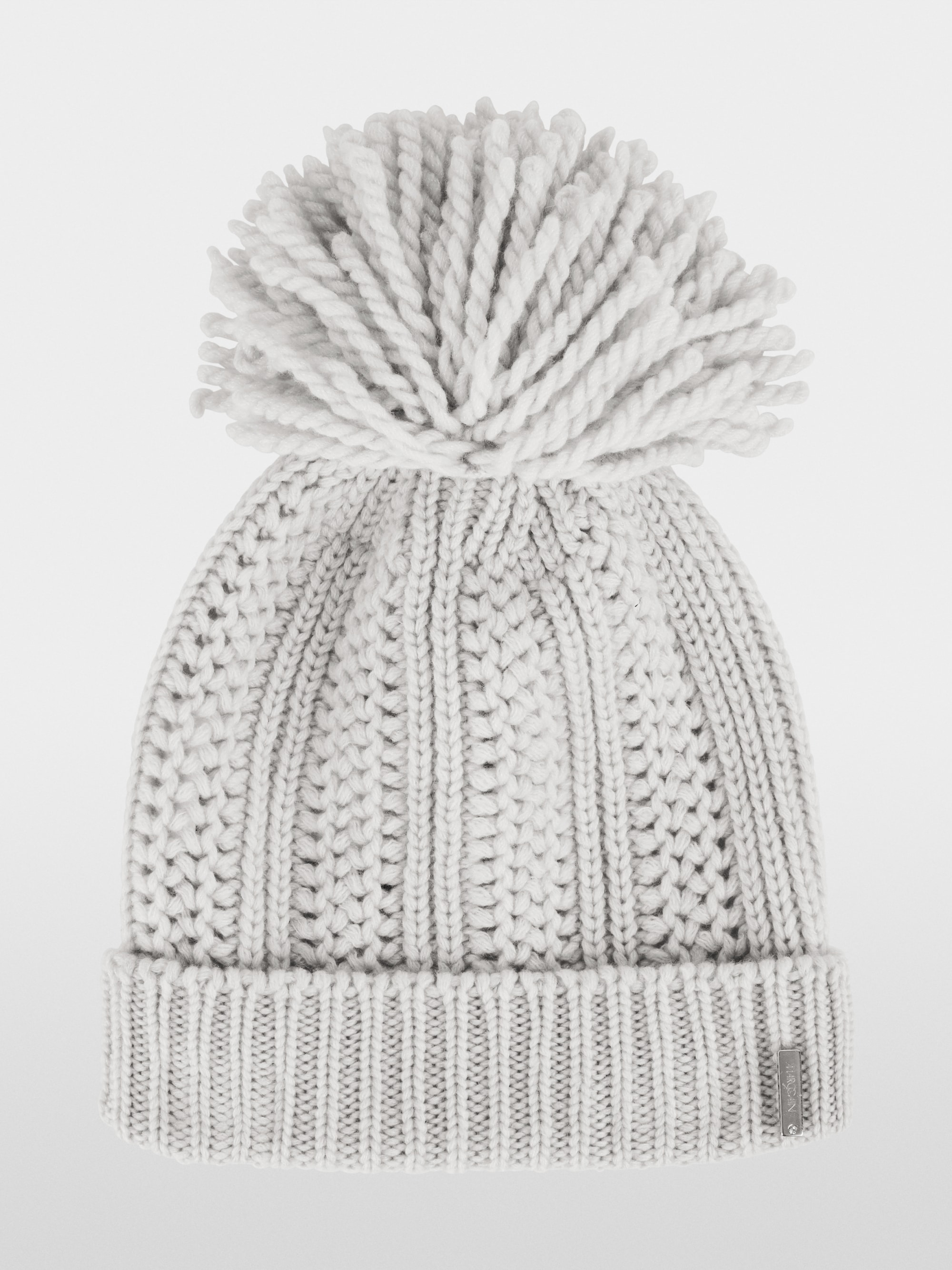 ‘Knitted in Germany’ pom-pom hat