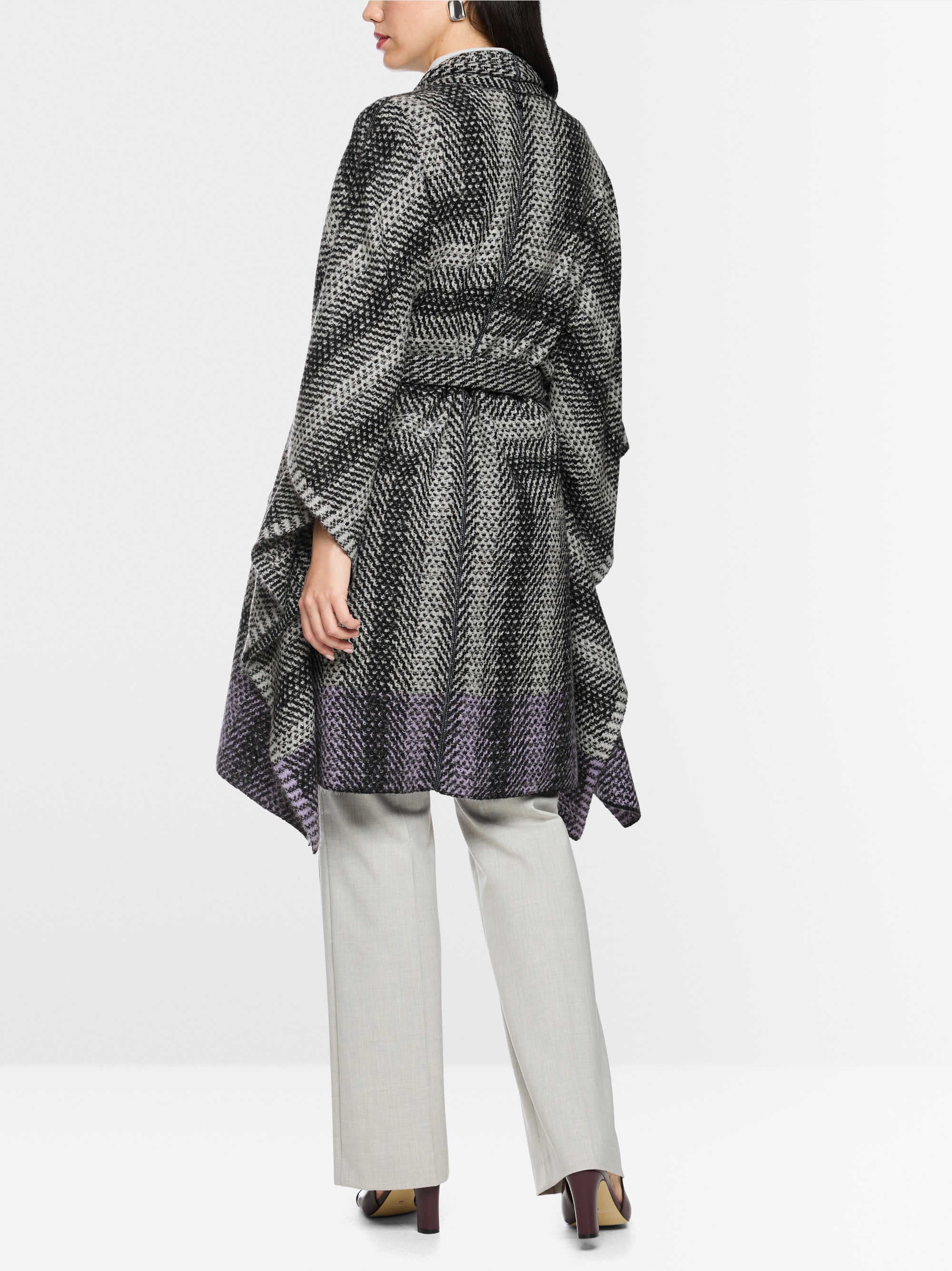 ‘Knitted in Germany’ knitted coat