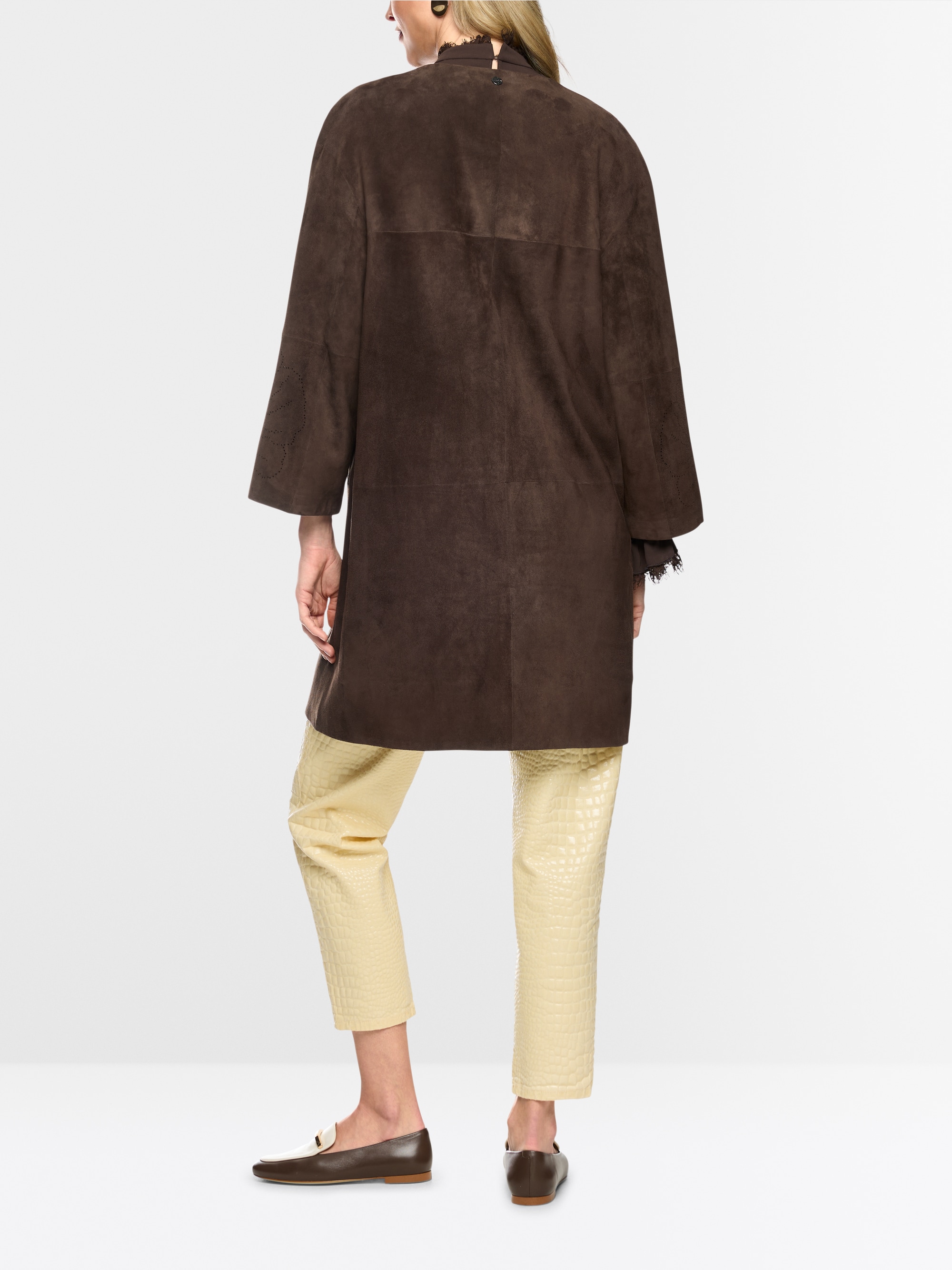 Suede coat