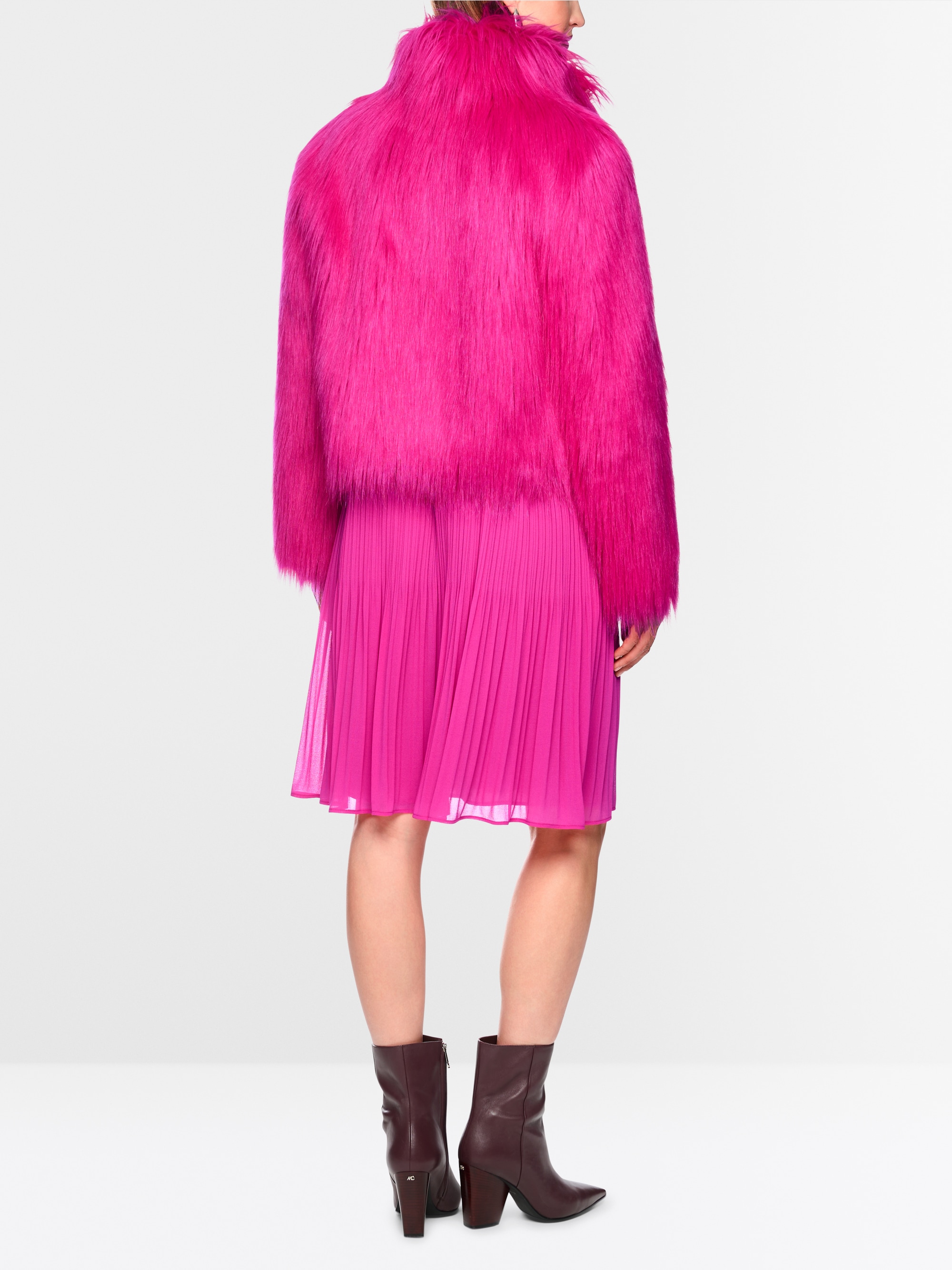 Veste tendance moelleuse en polaire