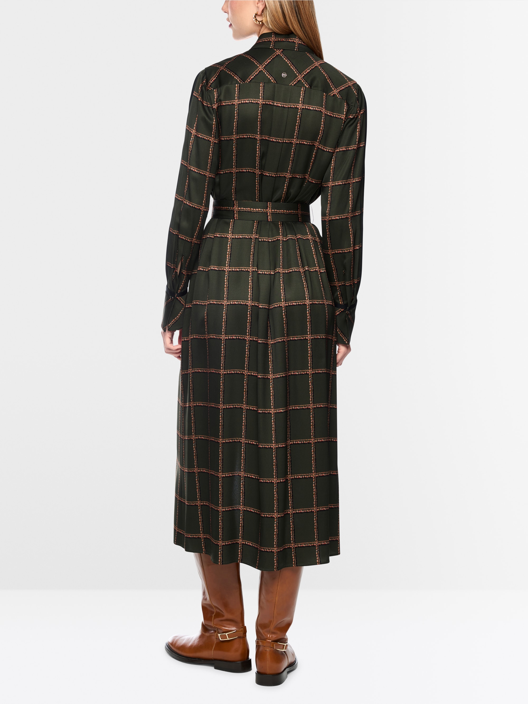 Printed viscose dress