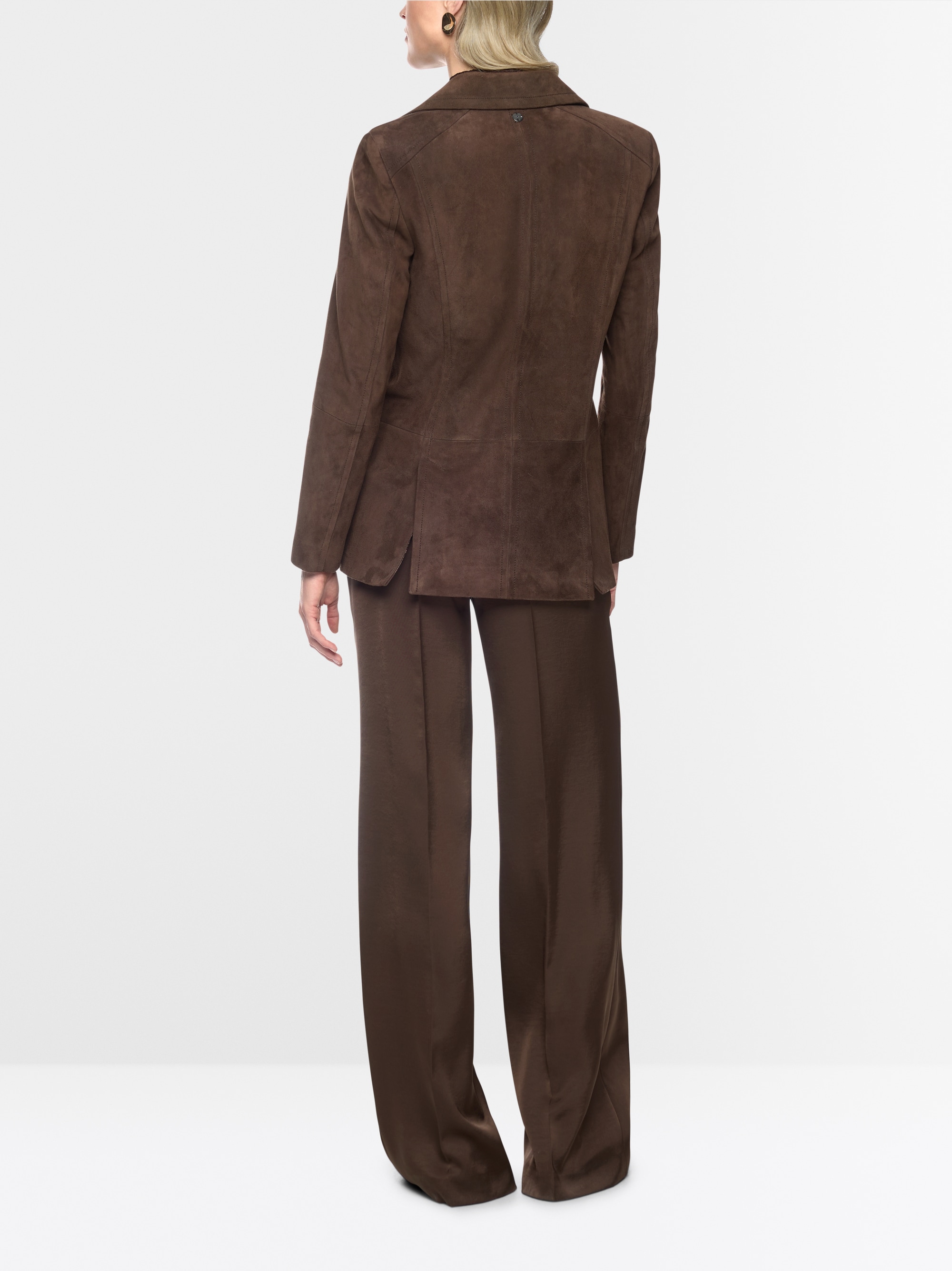 Suede blazer