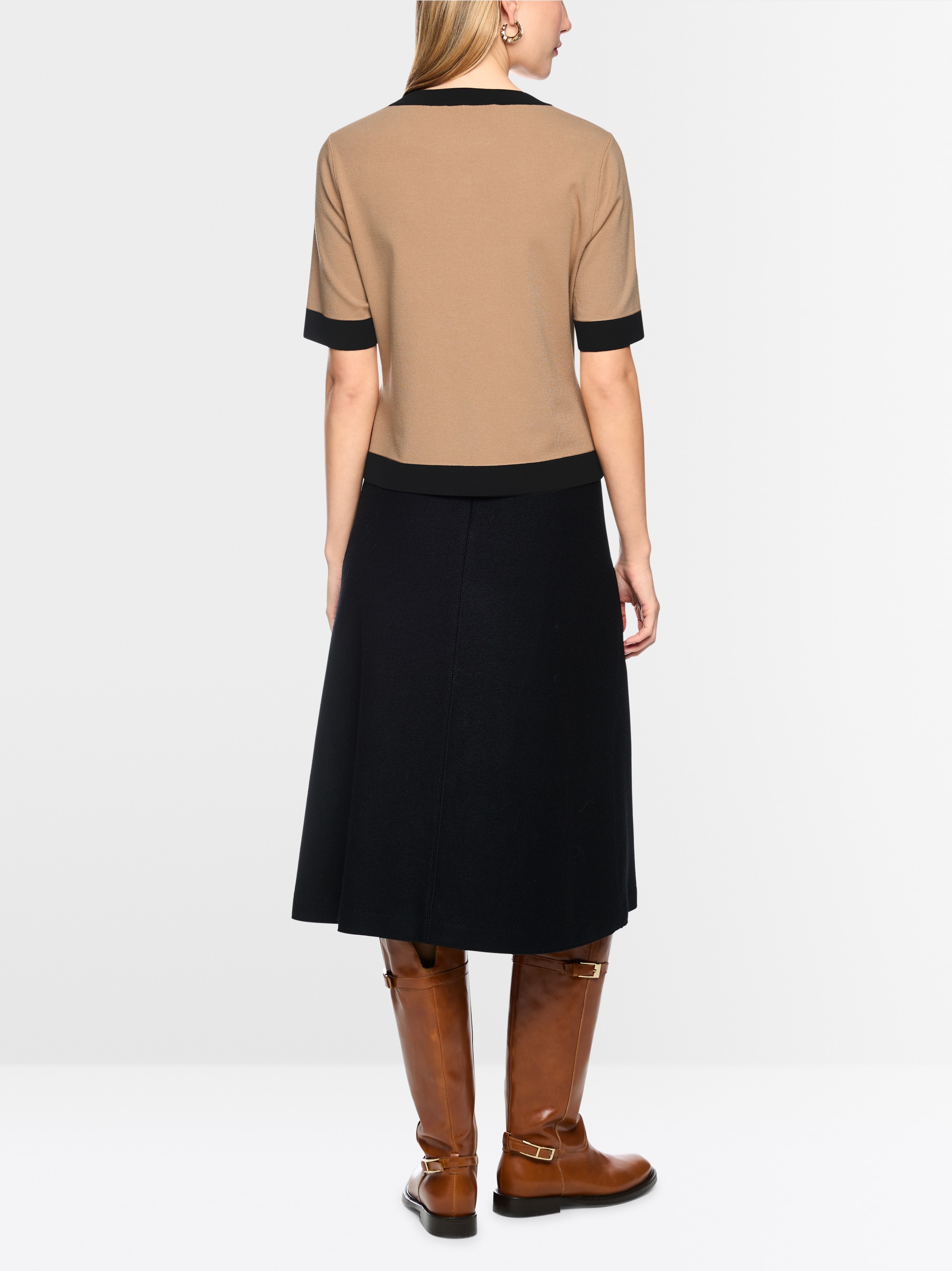 ‘Knitted in Germany’ short sleeve jumper