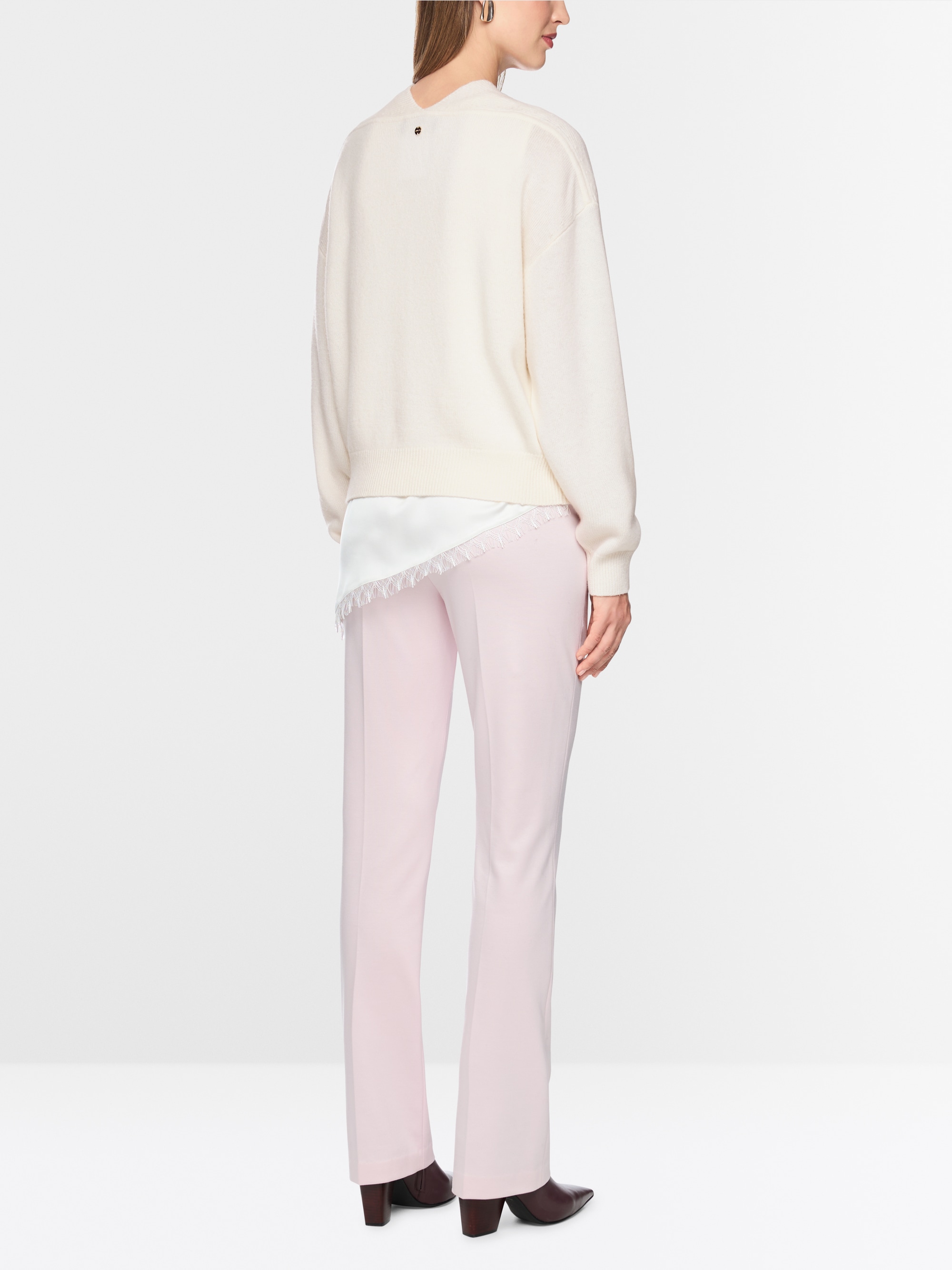 Jumper in a new wool and cashmere blend