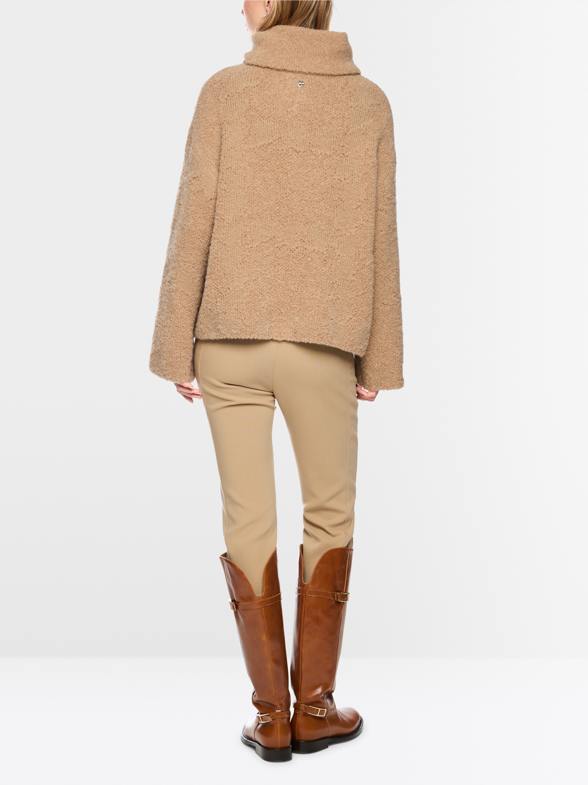 ‘Knitted in Germany’ turtleneck jumper