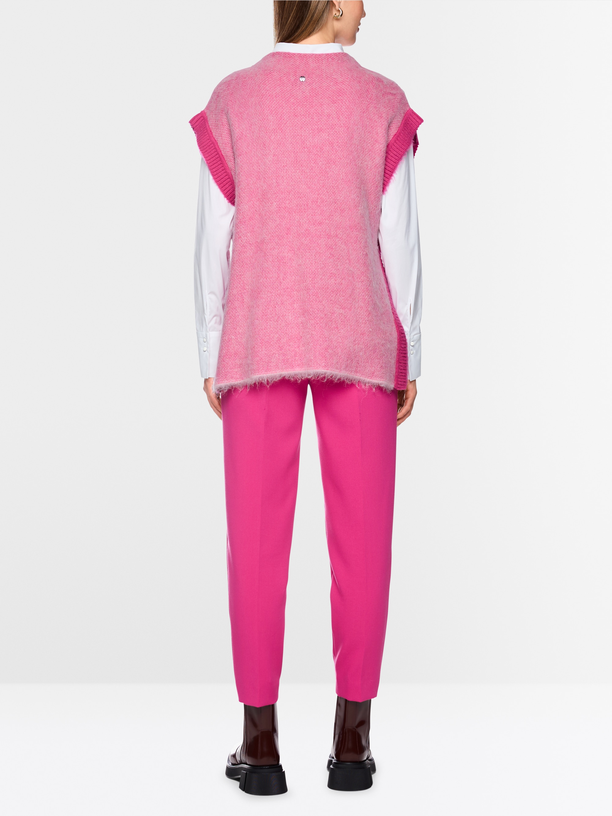 ‘Knitted in Germany’ sleeveless jumper