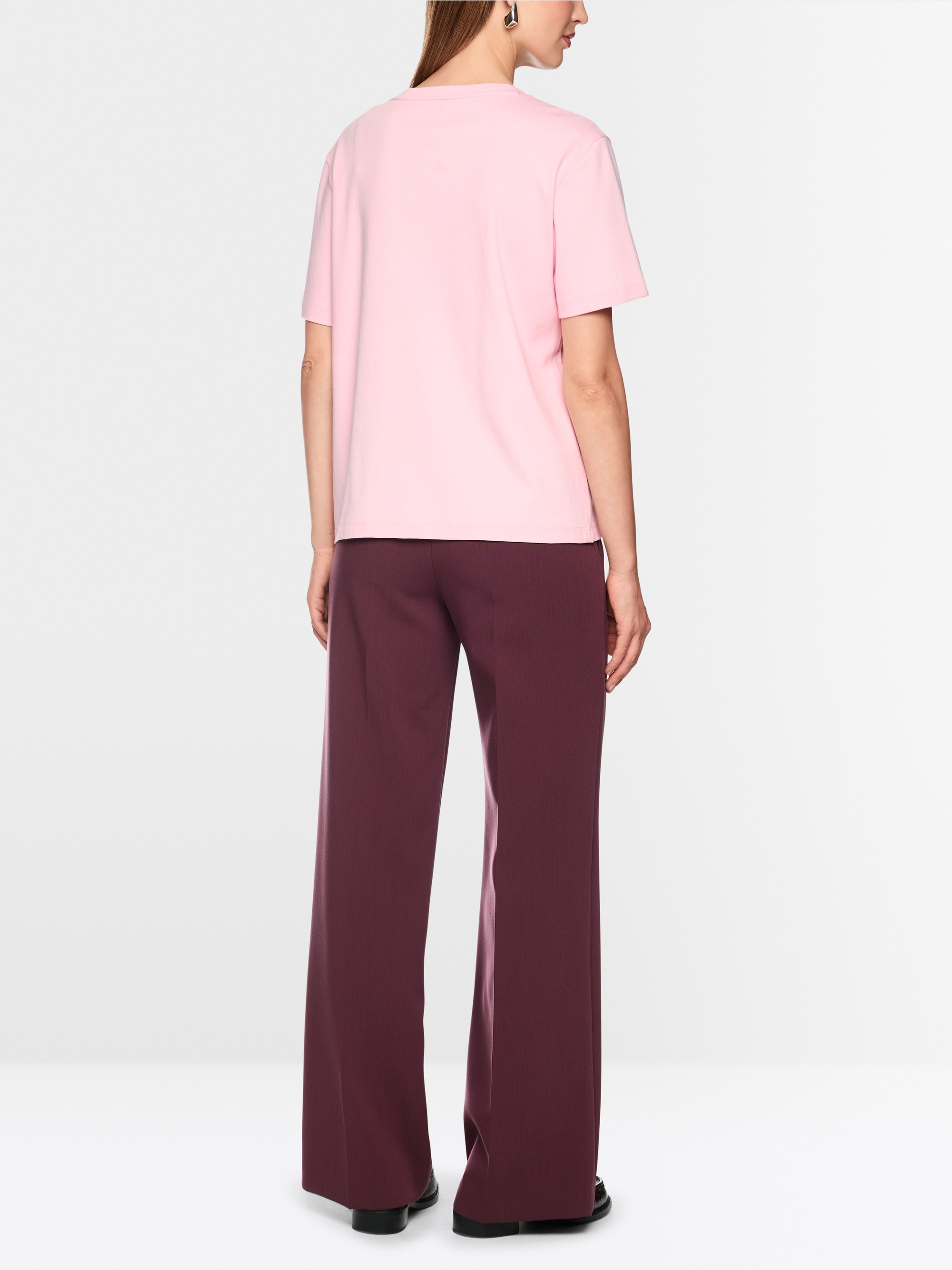 T-shirt with leopard print