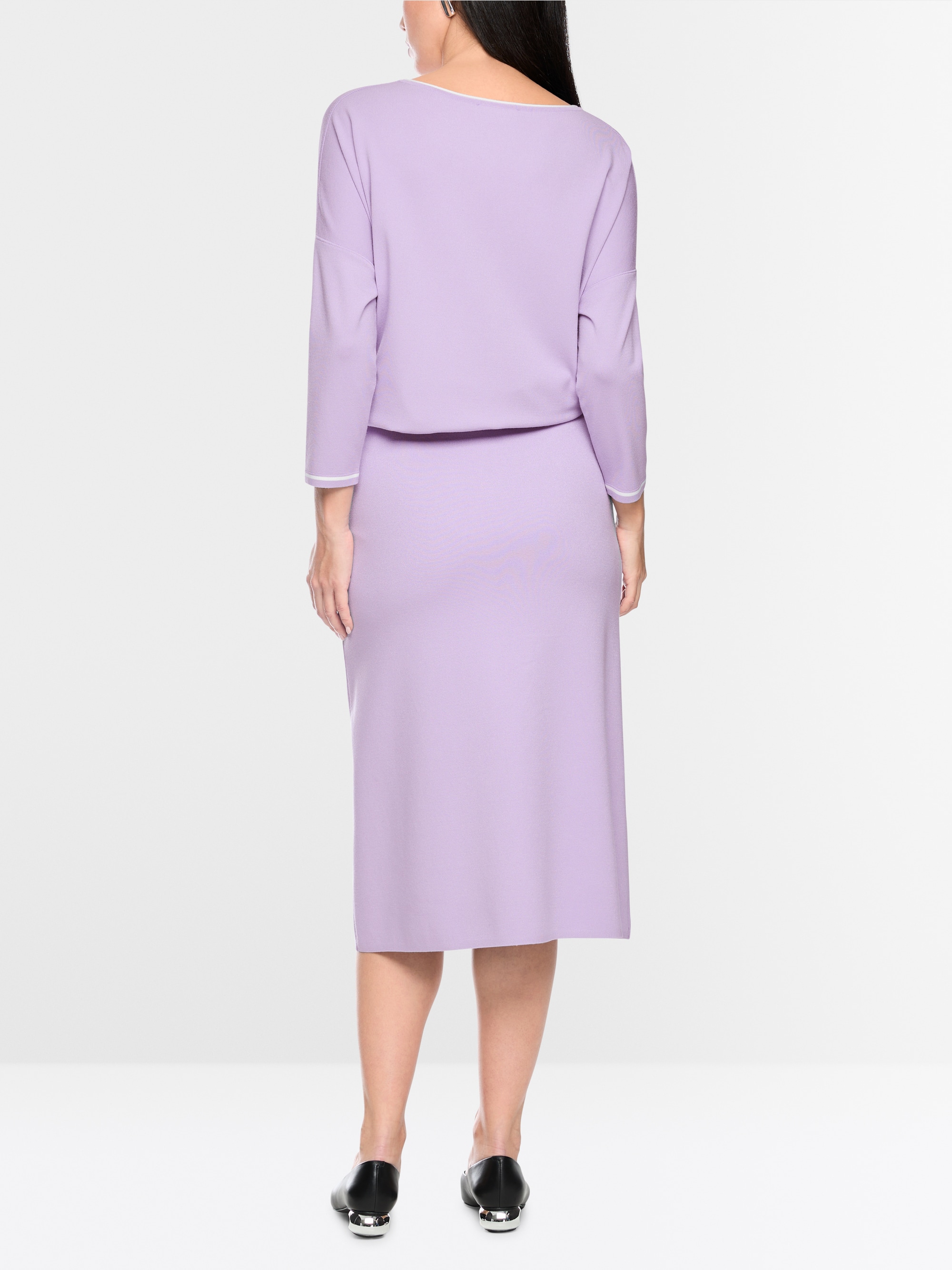 “Knitted in Germany” calf-length skirt