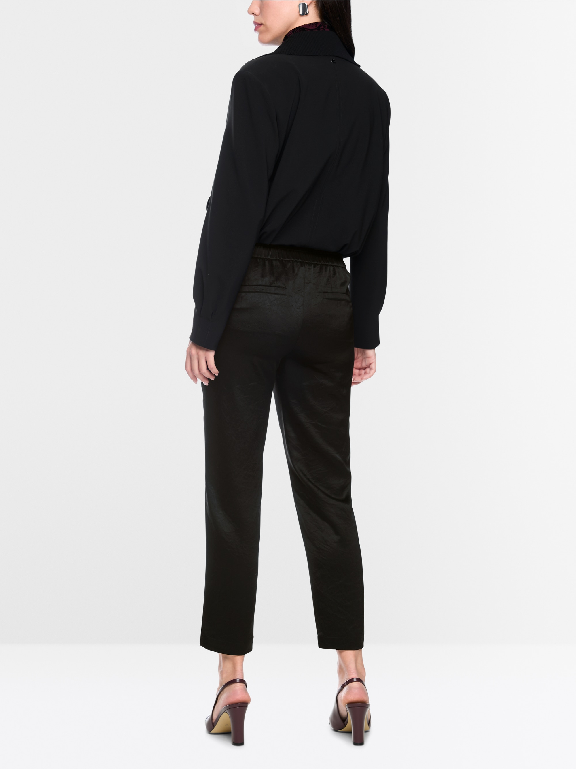 RHODOS relaxed fit pull-on trousers