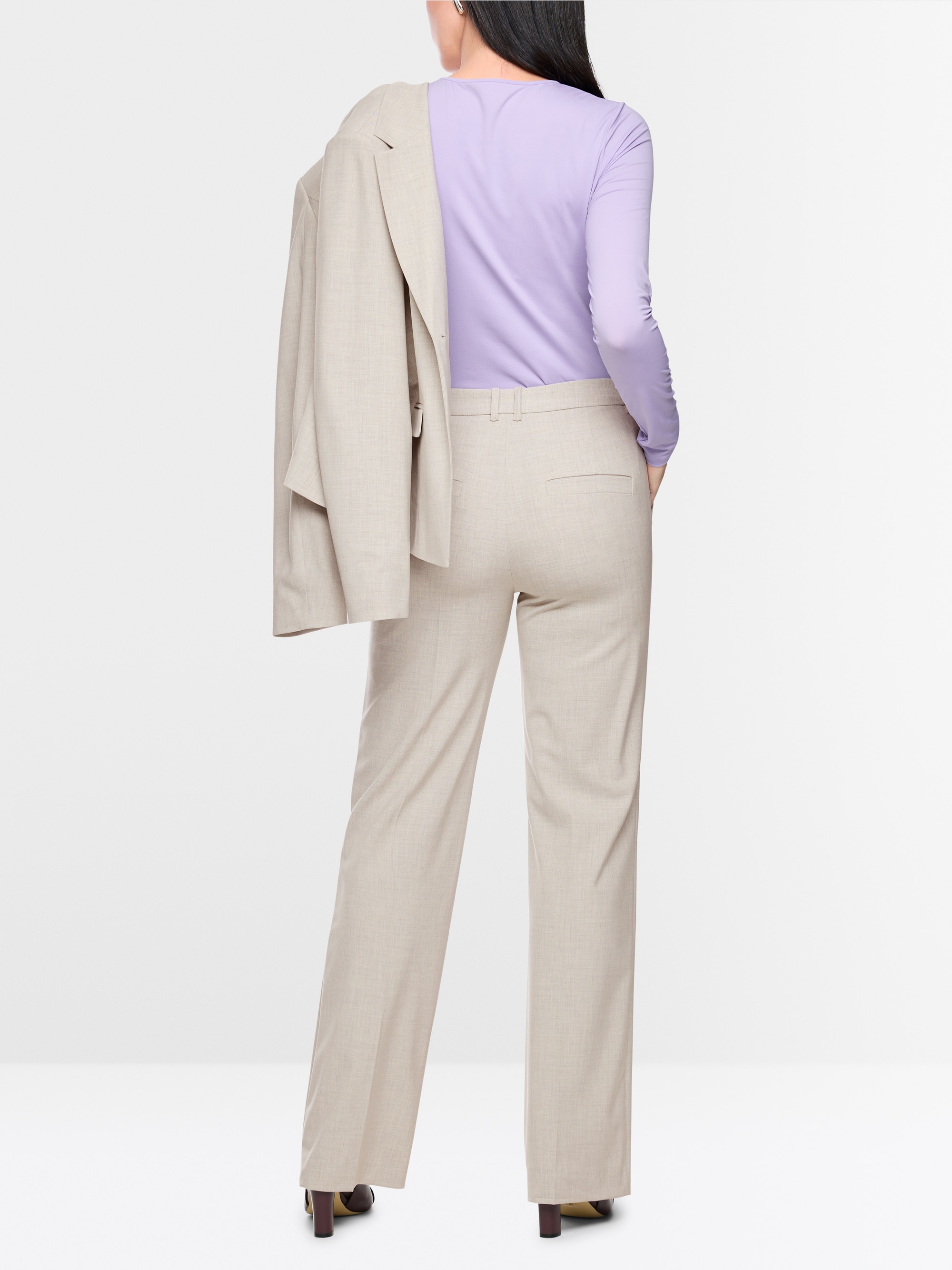 Pantalon en tissu FAID à jambes larges