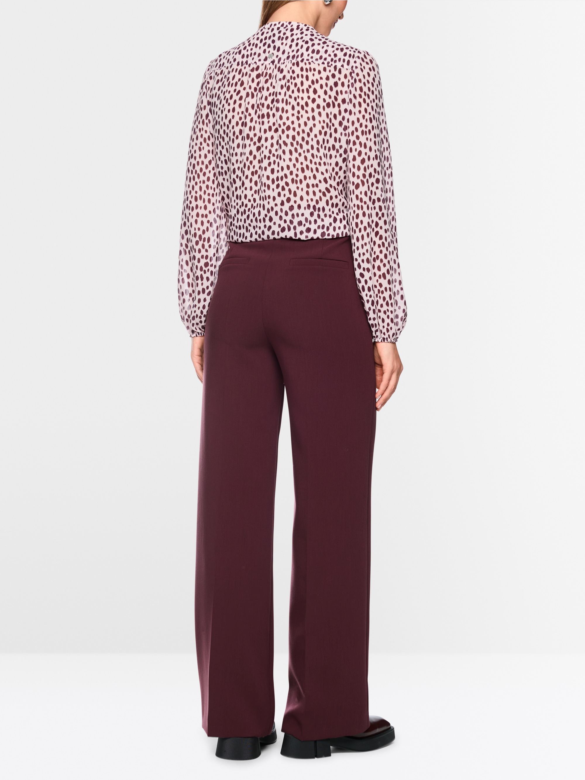 WARRI wide-cut trousers with pleats