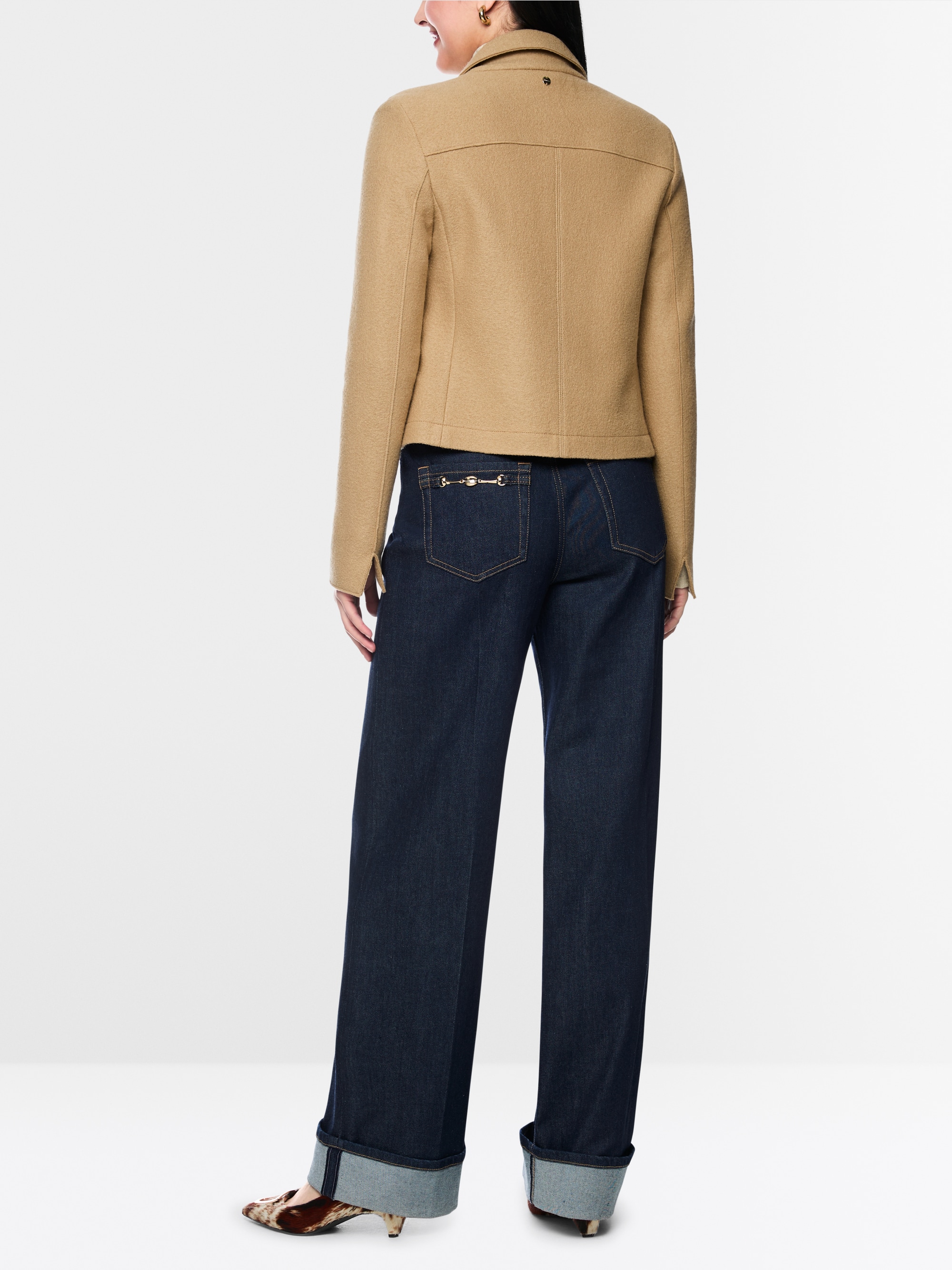 WARRI jeans with contrast stitching