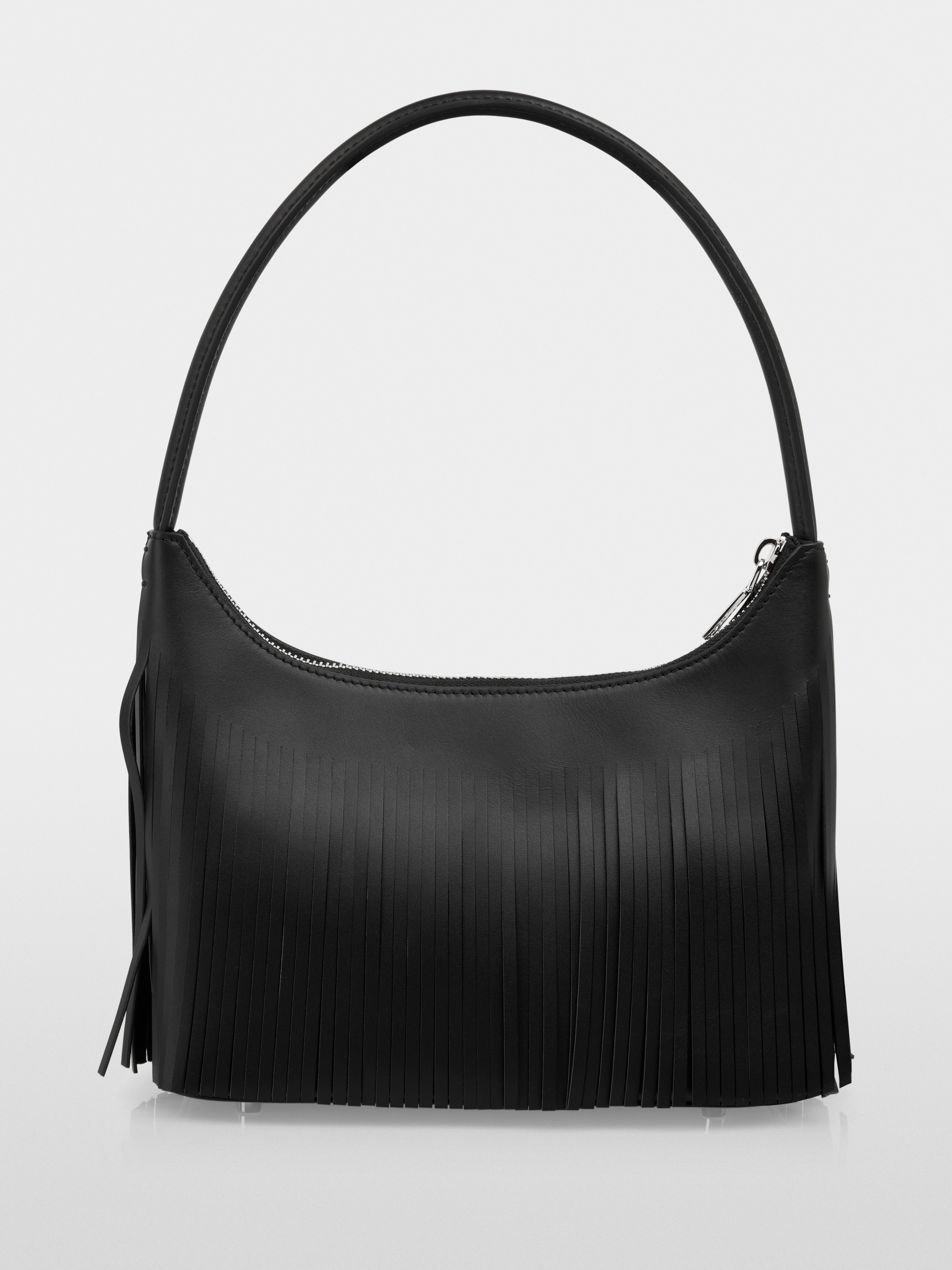 Shoulder bag with fringes