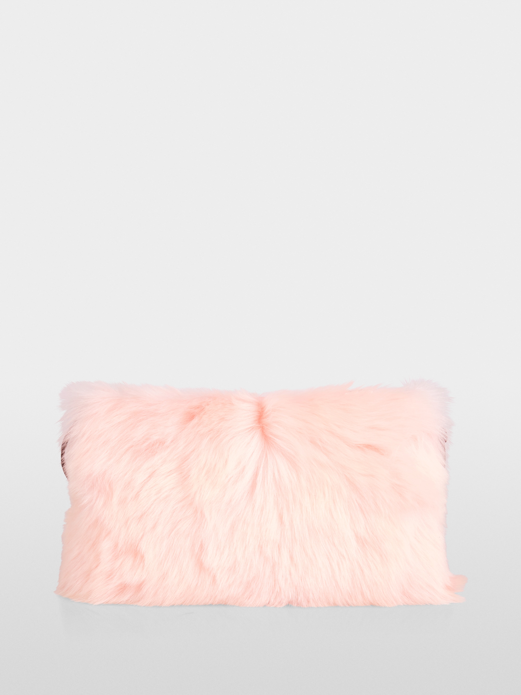 Shearling shoulder bag