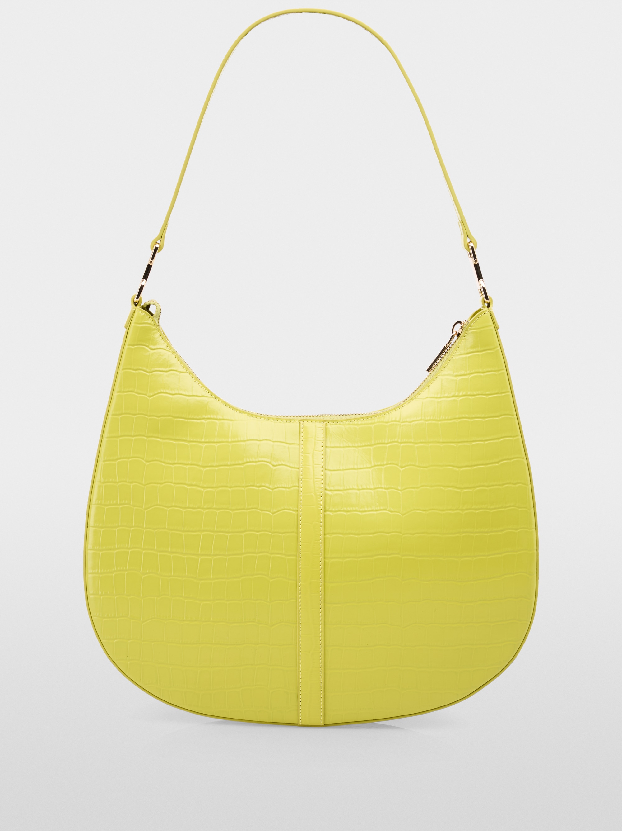 Leather hobo bag