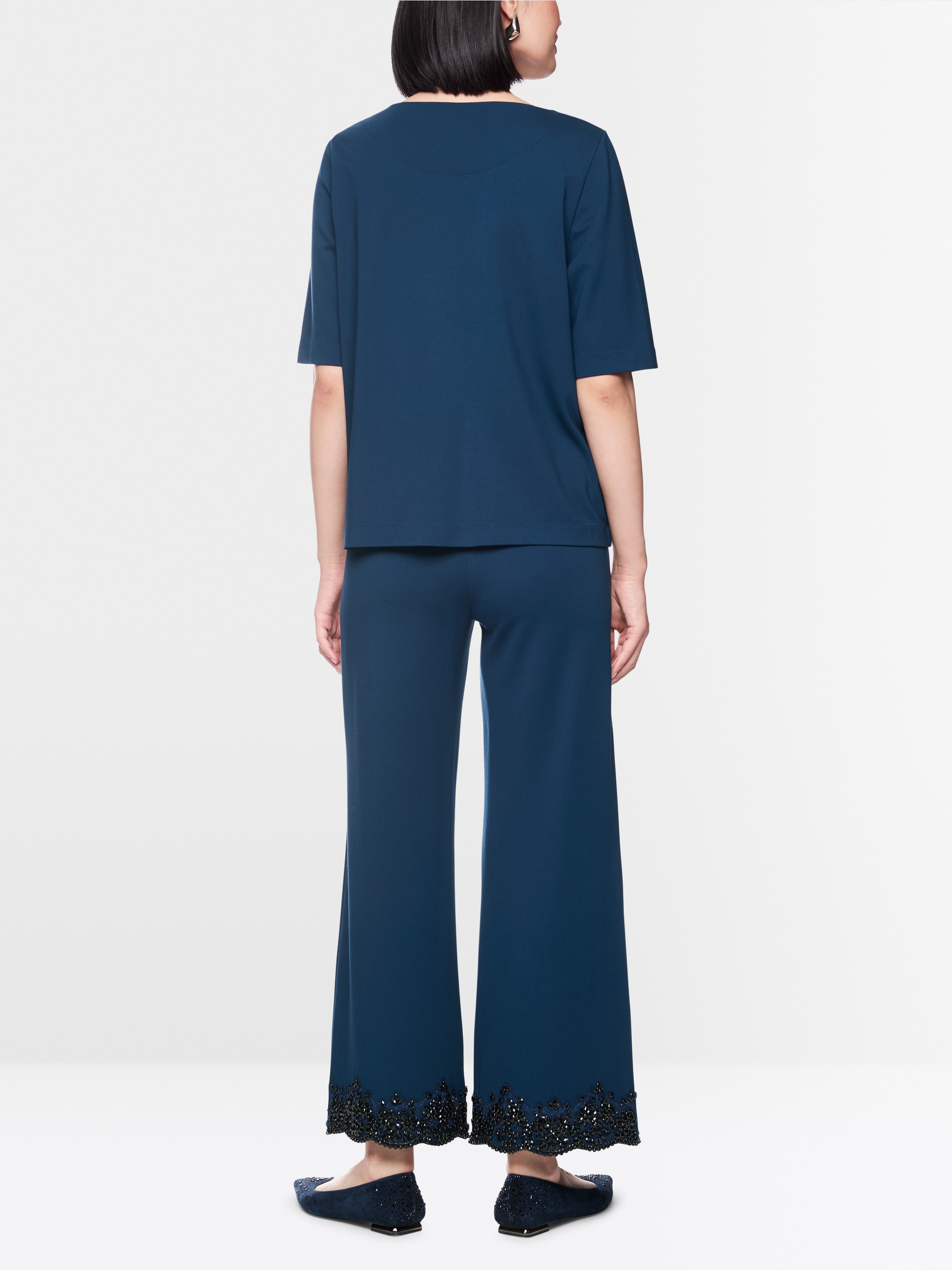 Shirt with opulent embellishment