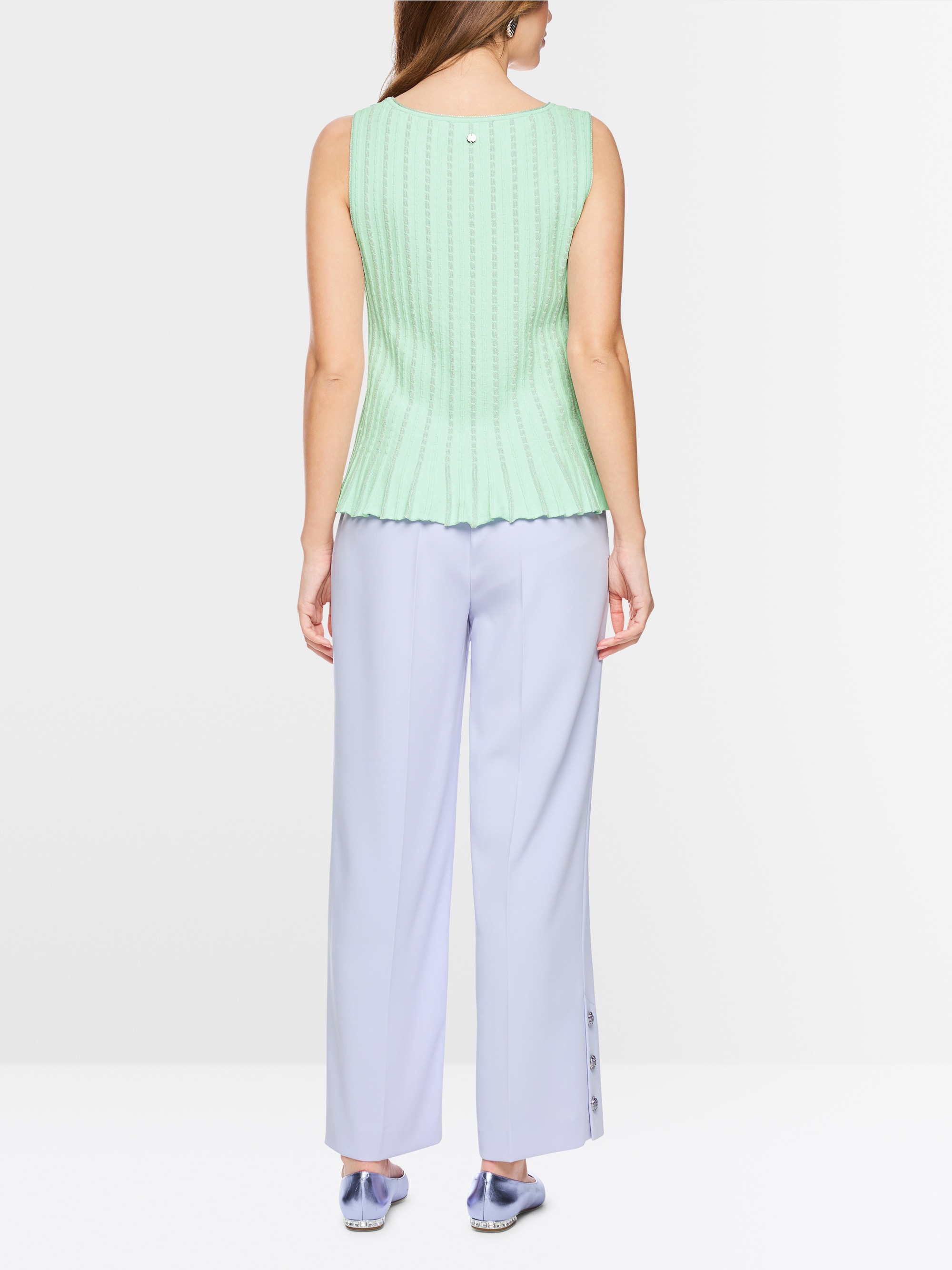 ‘Knitted in Germany’ sleeveless top