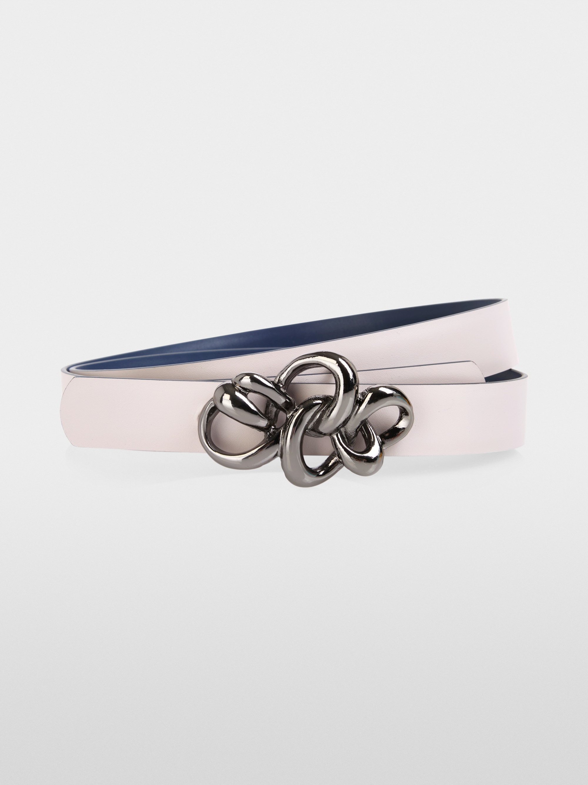 Reversible leather belt
