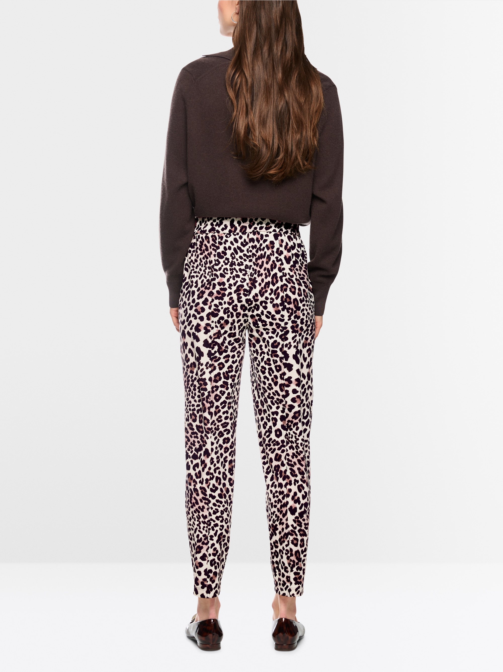 RHODOS relaxed fit pull-on trousers
