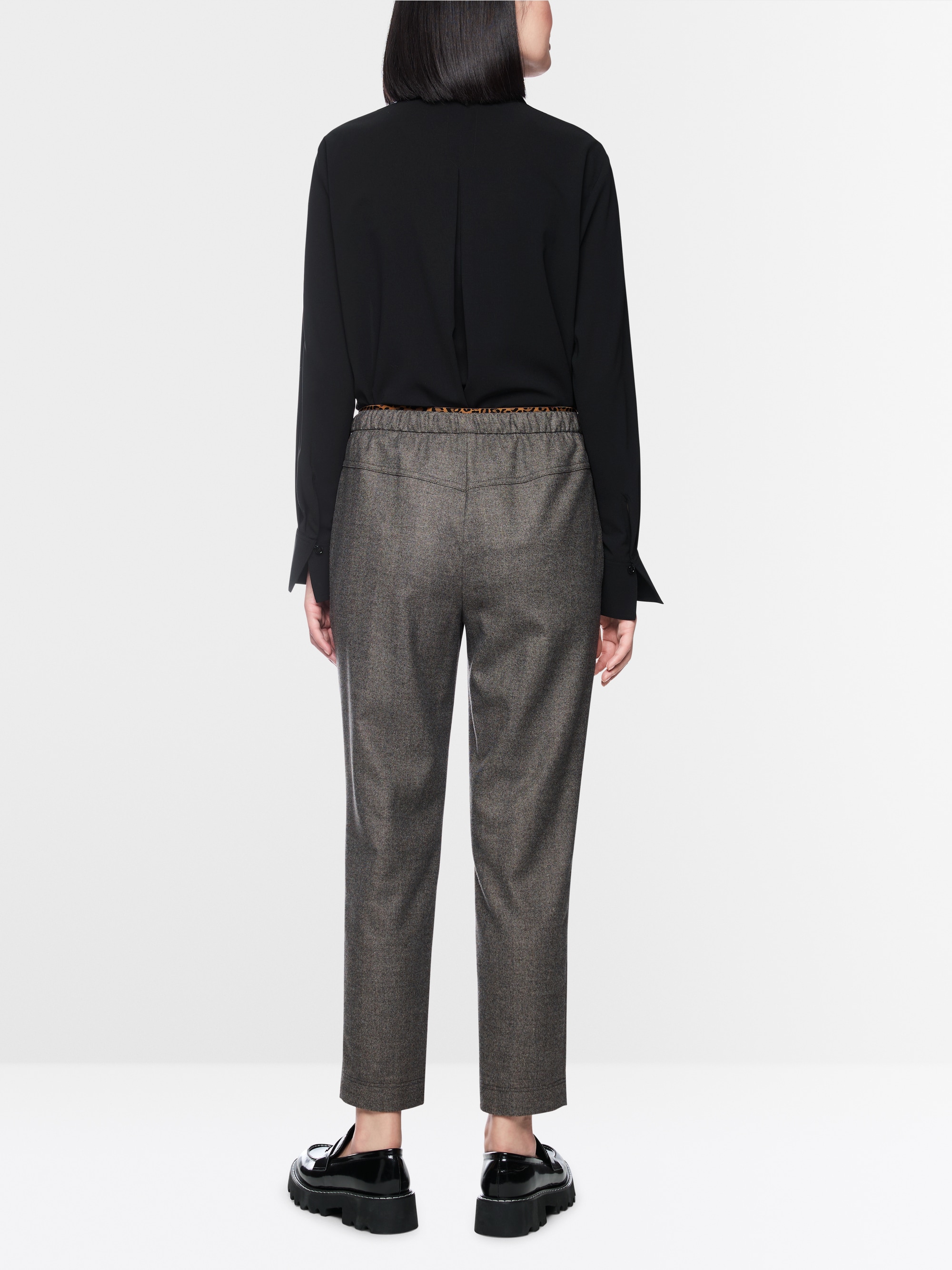 RHODOS relaxed fit pull-on trousers