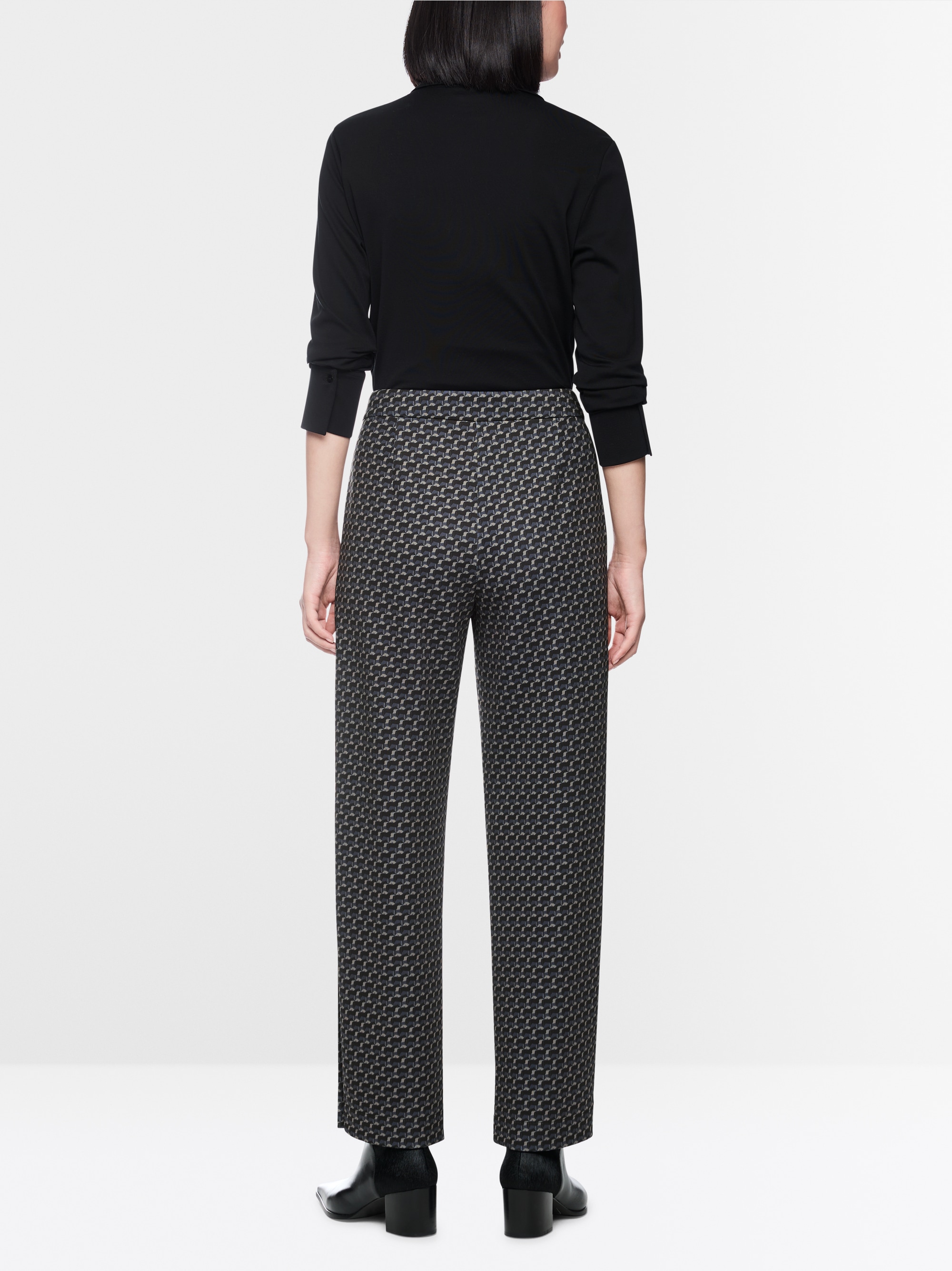 RENTON relaxed fit fabric trousers