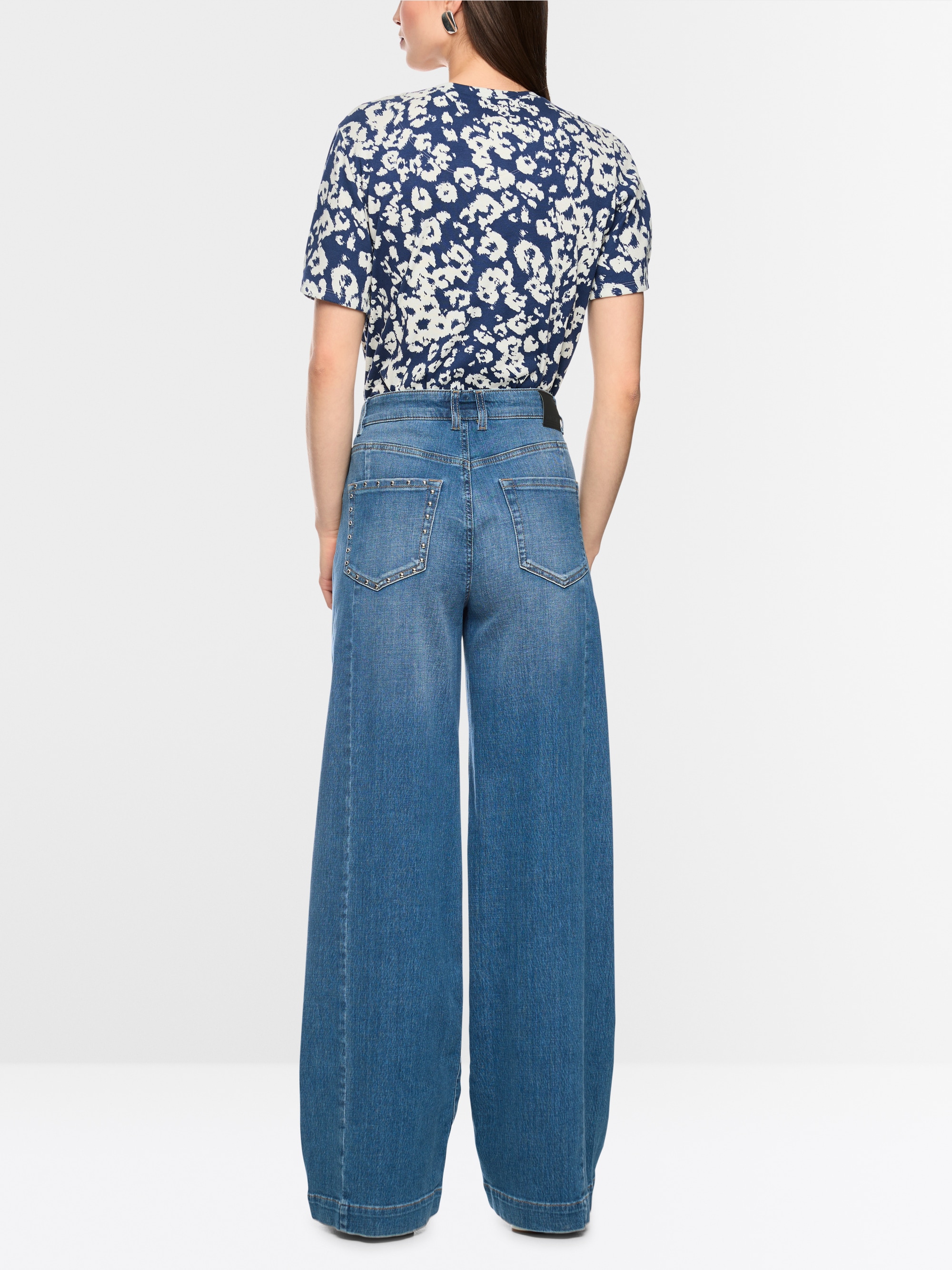 WARRI wide fit jeans with studs