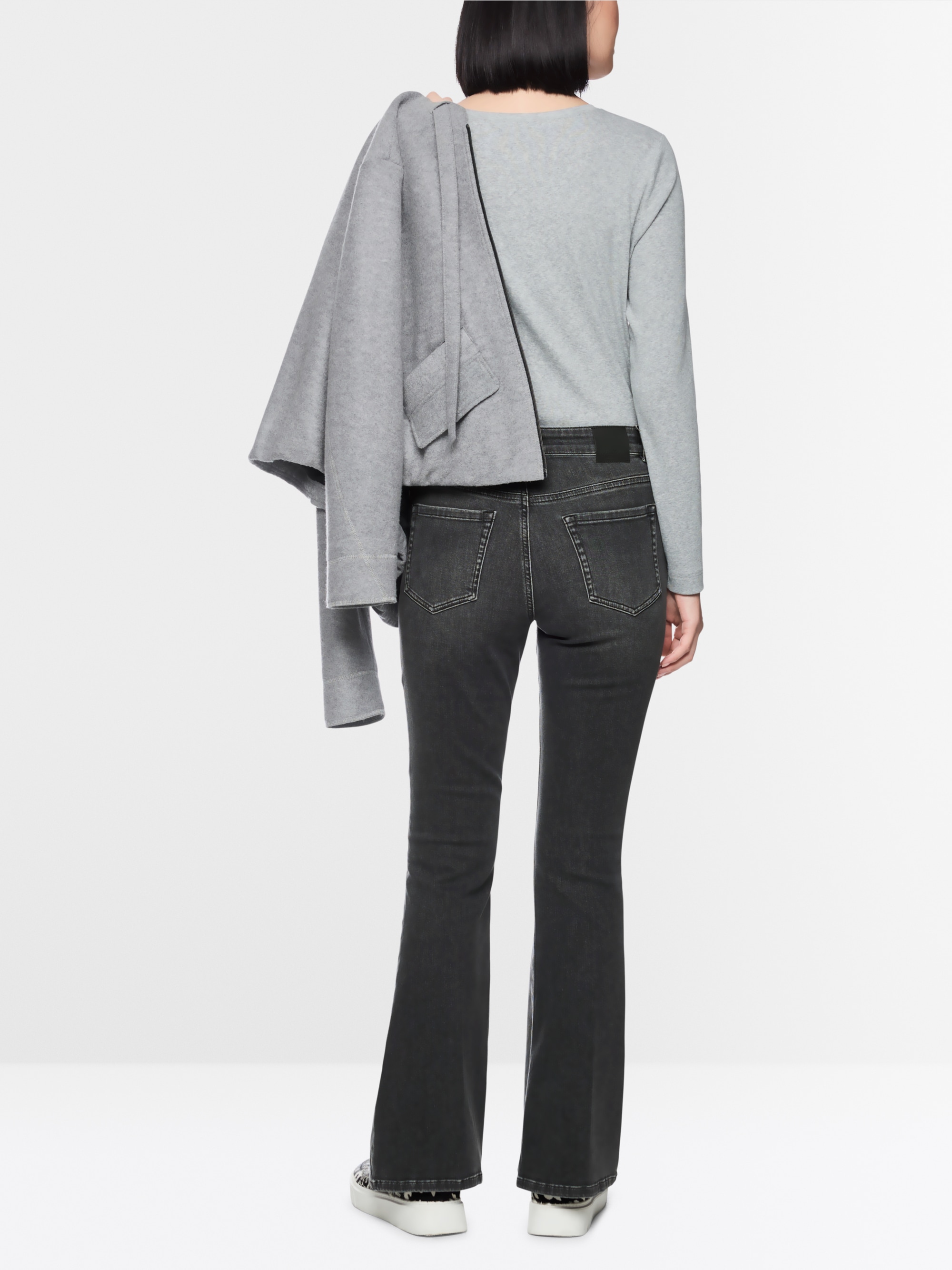 FRENDA feminine fit flared jeans