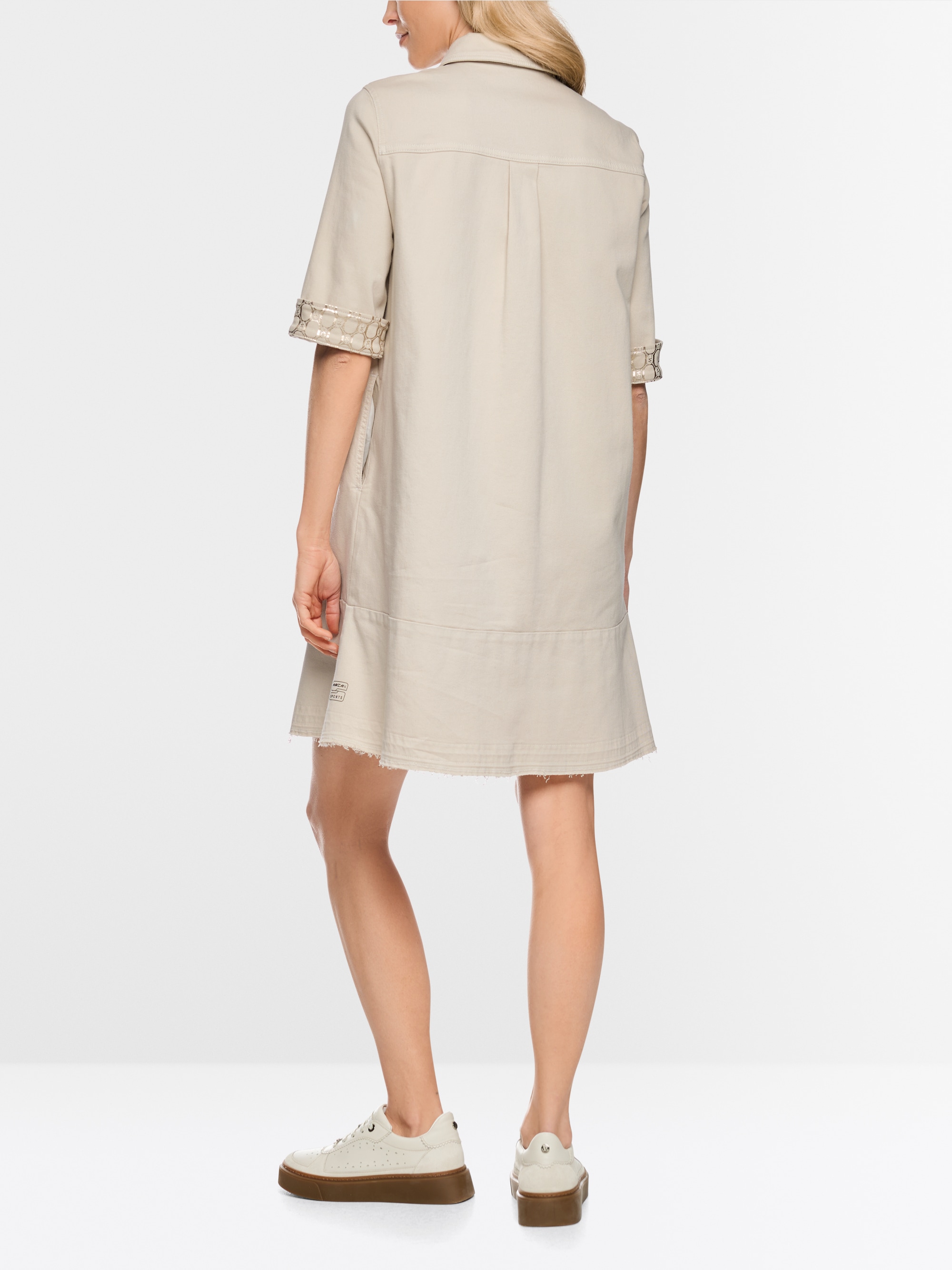 Robe courte en denim