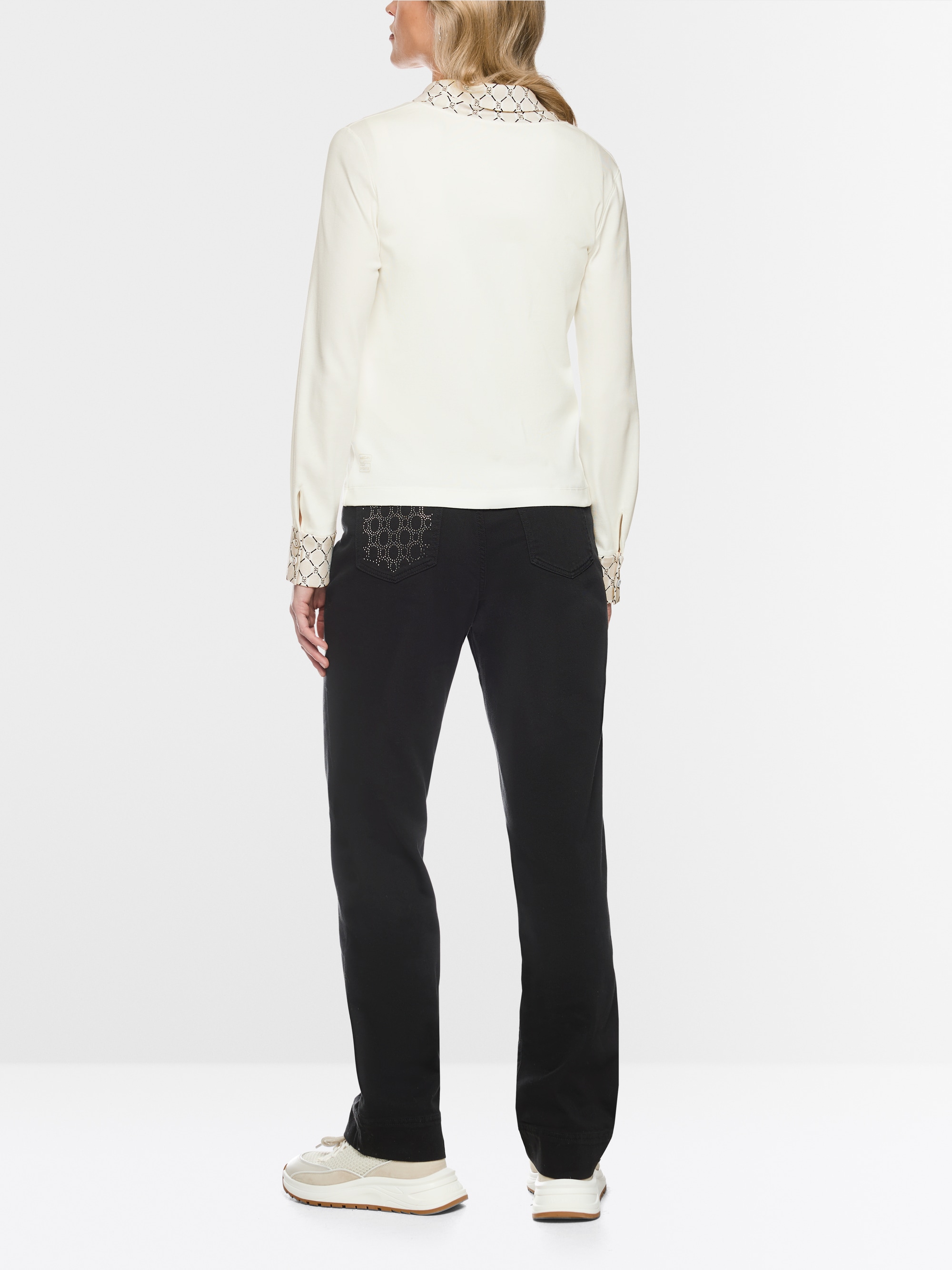 Veste en jersey avec détails imprimés