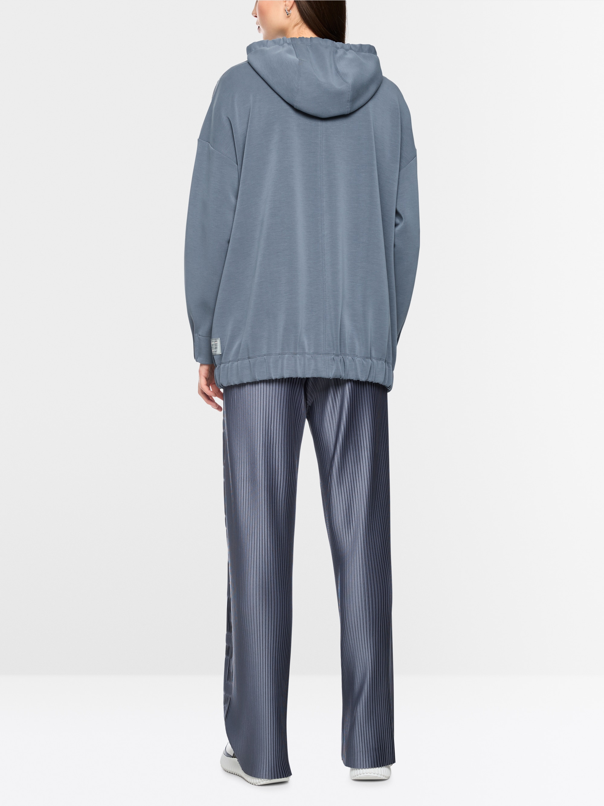 Oversized jersey jacket