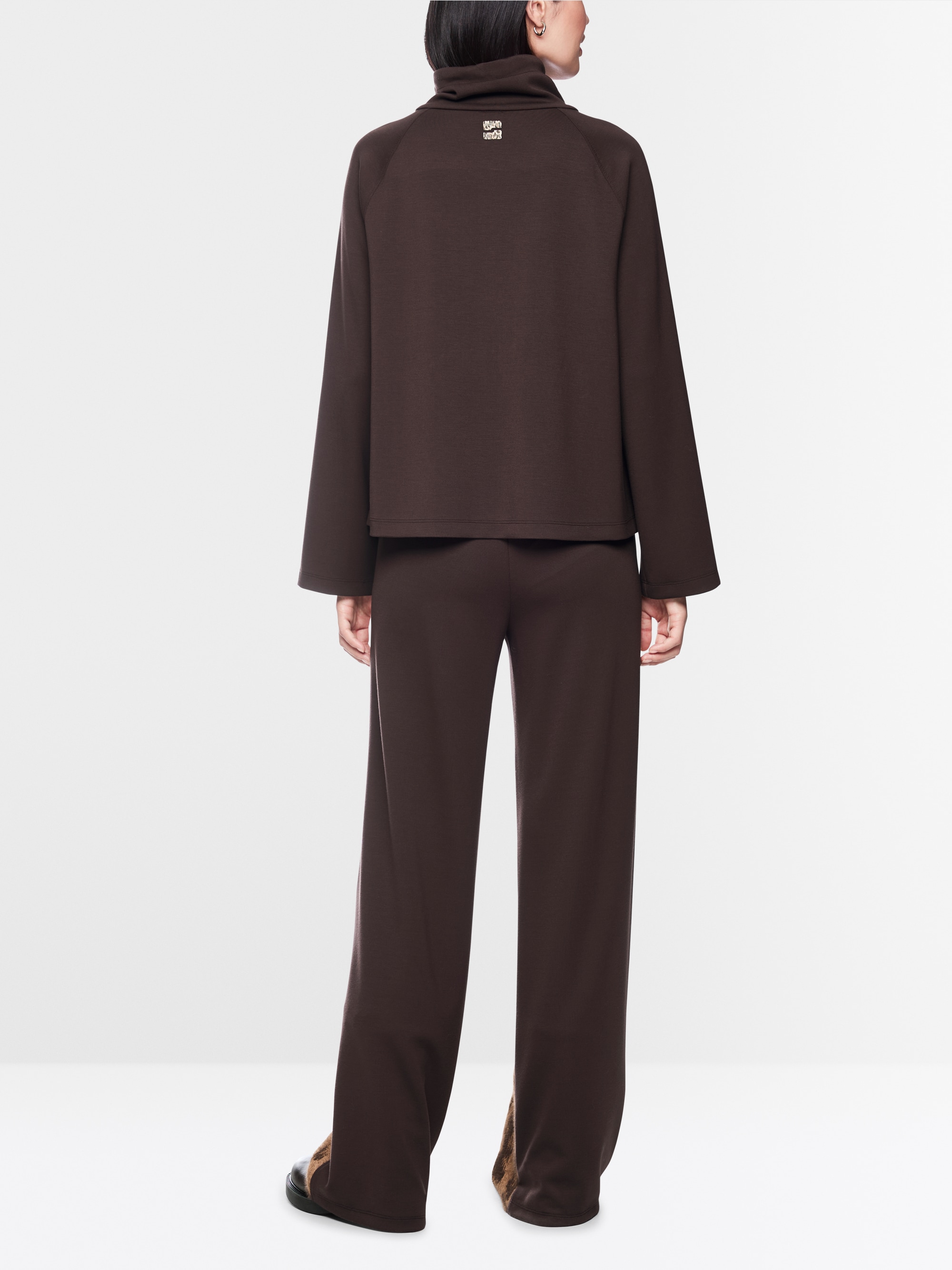 ‘Knitted in Germany’ leo print jumper