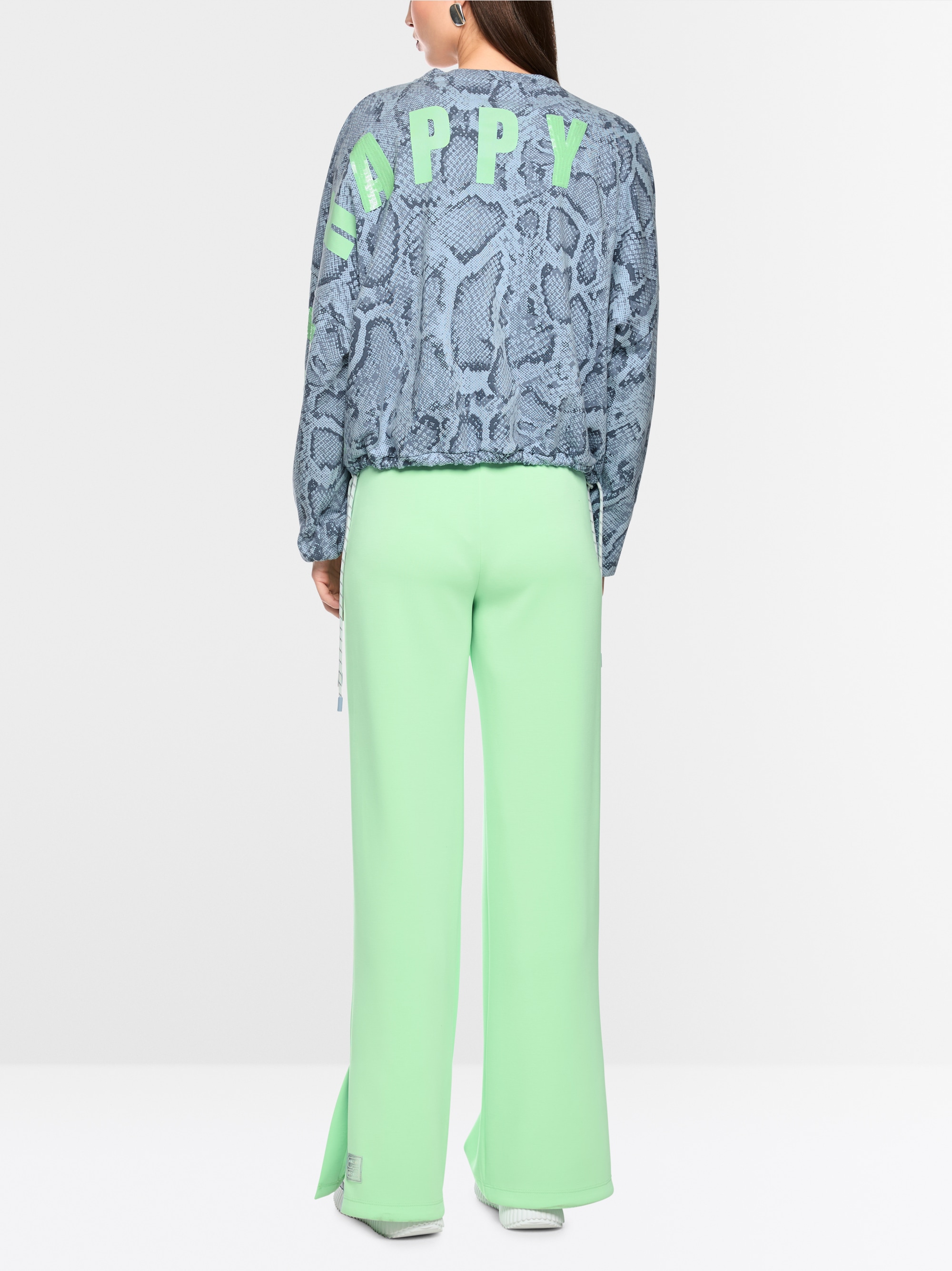 Sweatshirt with animal print