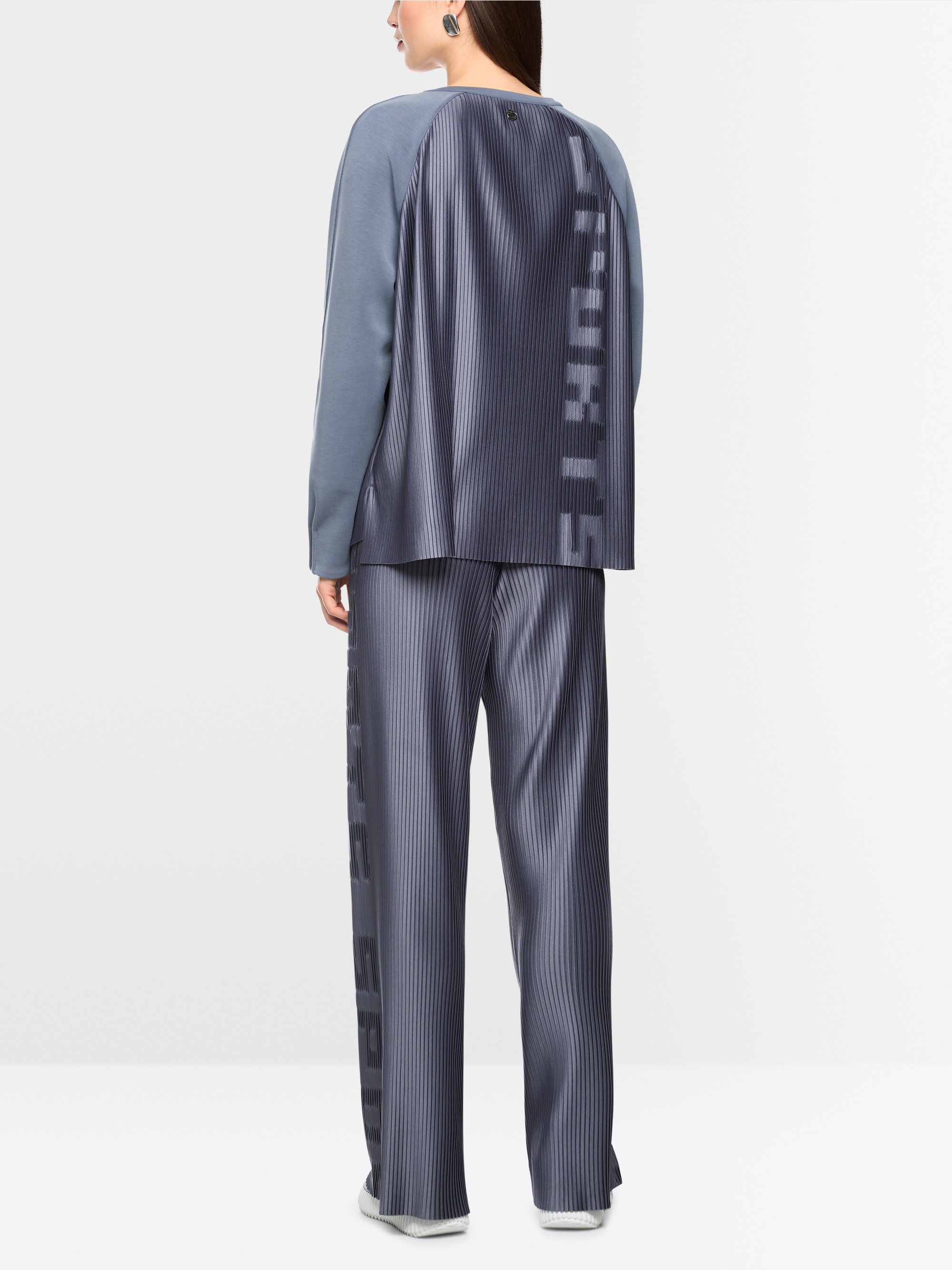 Sweat-shirt avec détails plissés