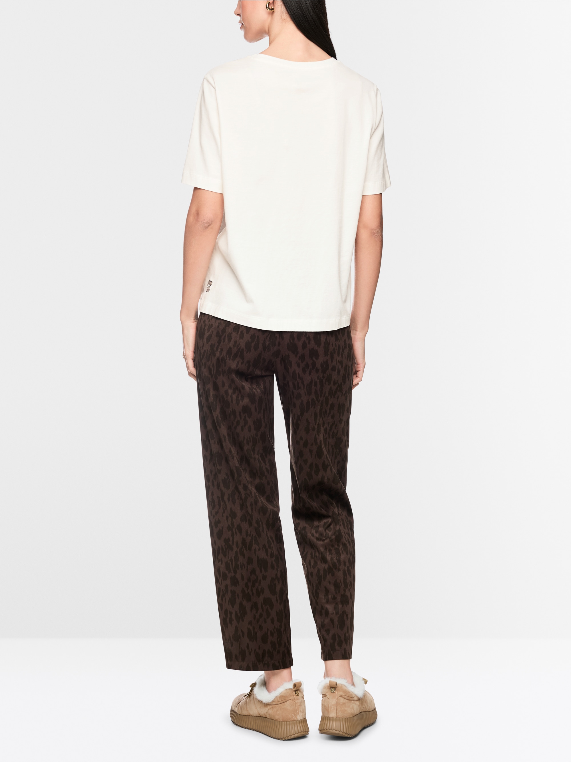 Printed cotton T-shirt