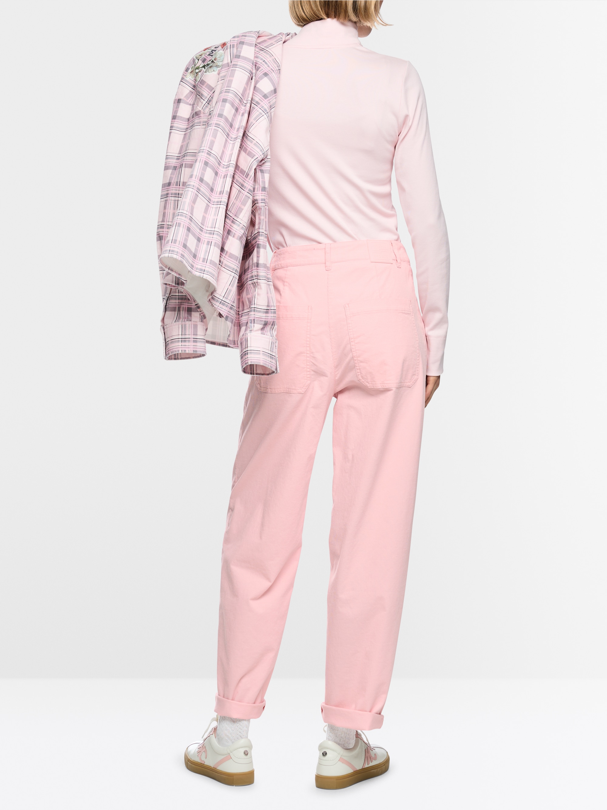 Pantalon en velours côtelé RUMA, coupe décontractée forme en O