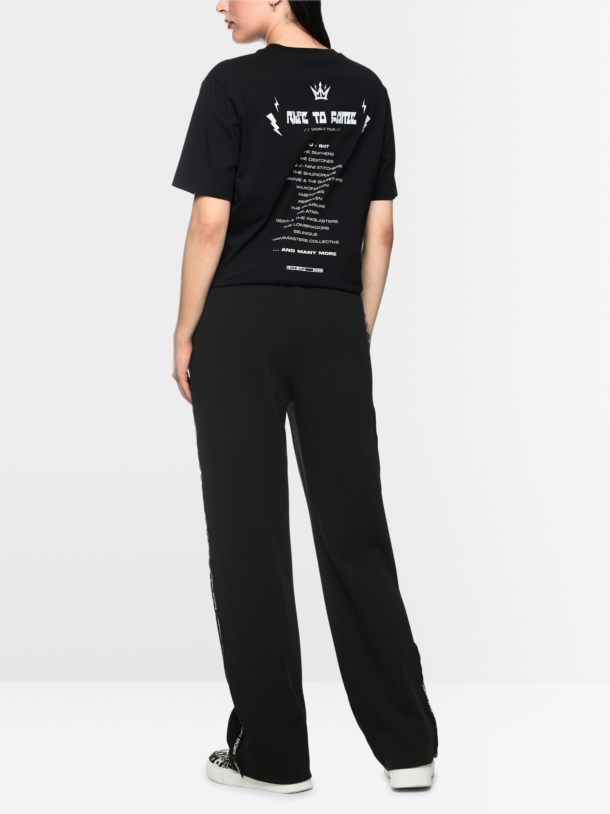 WASHINGTON pull-on trousers with lace