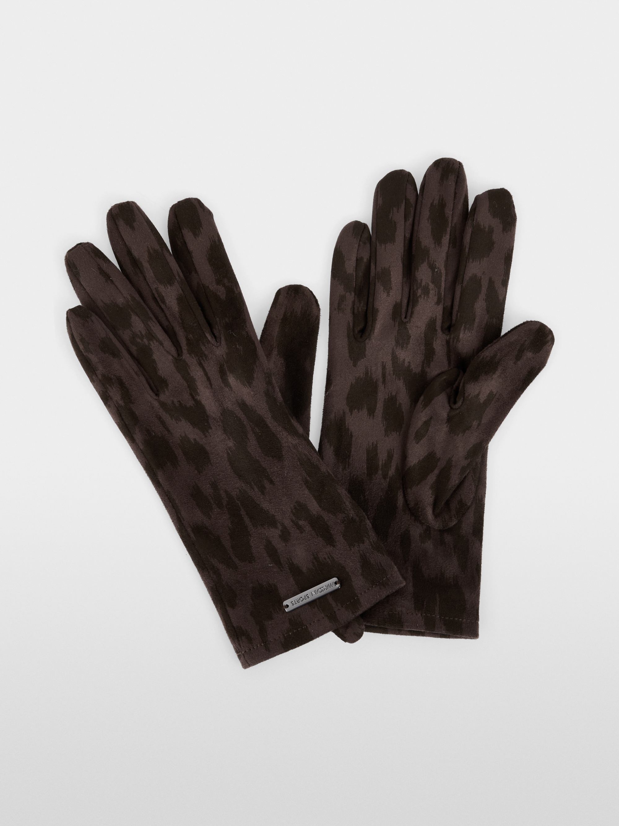Leopard print gloves