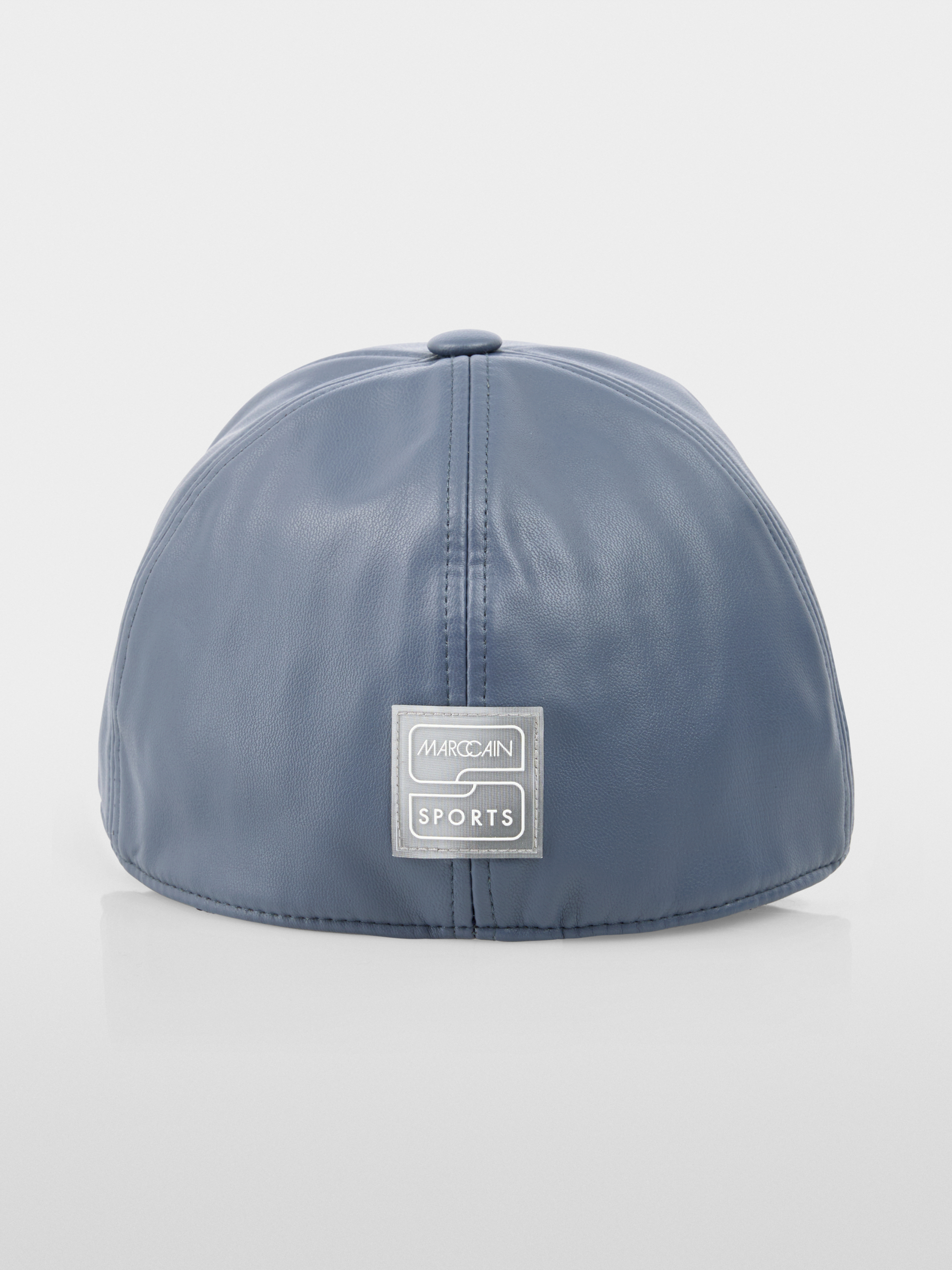 Faux leather beanie