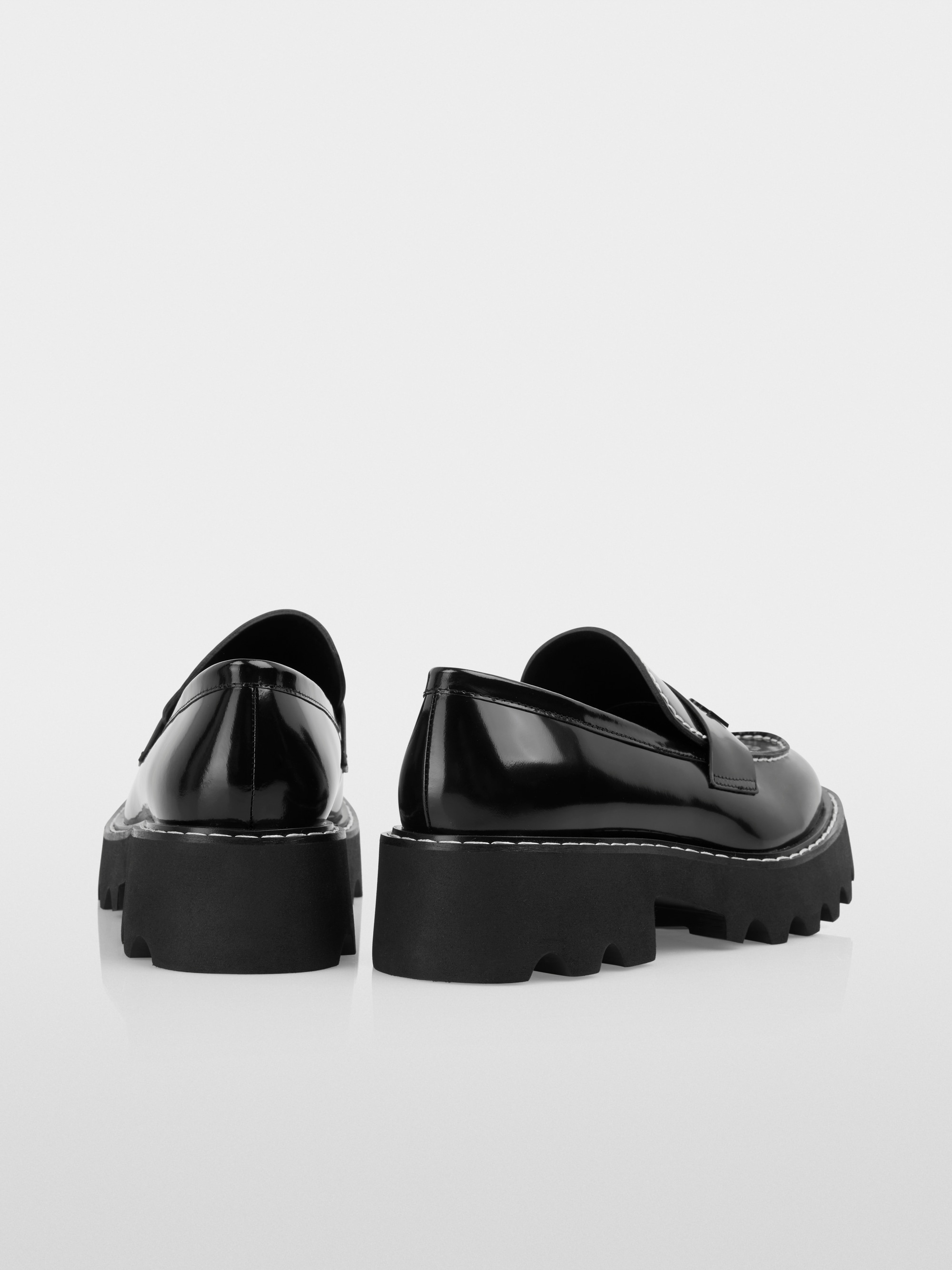 Loafers with chunky soles