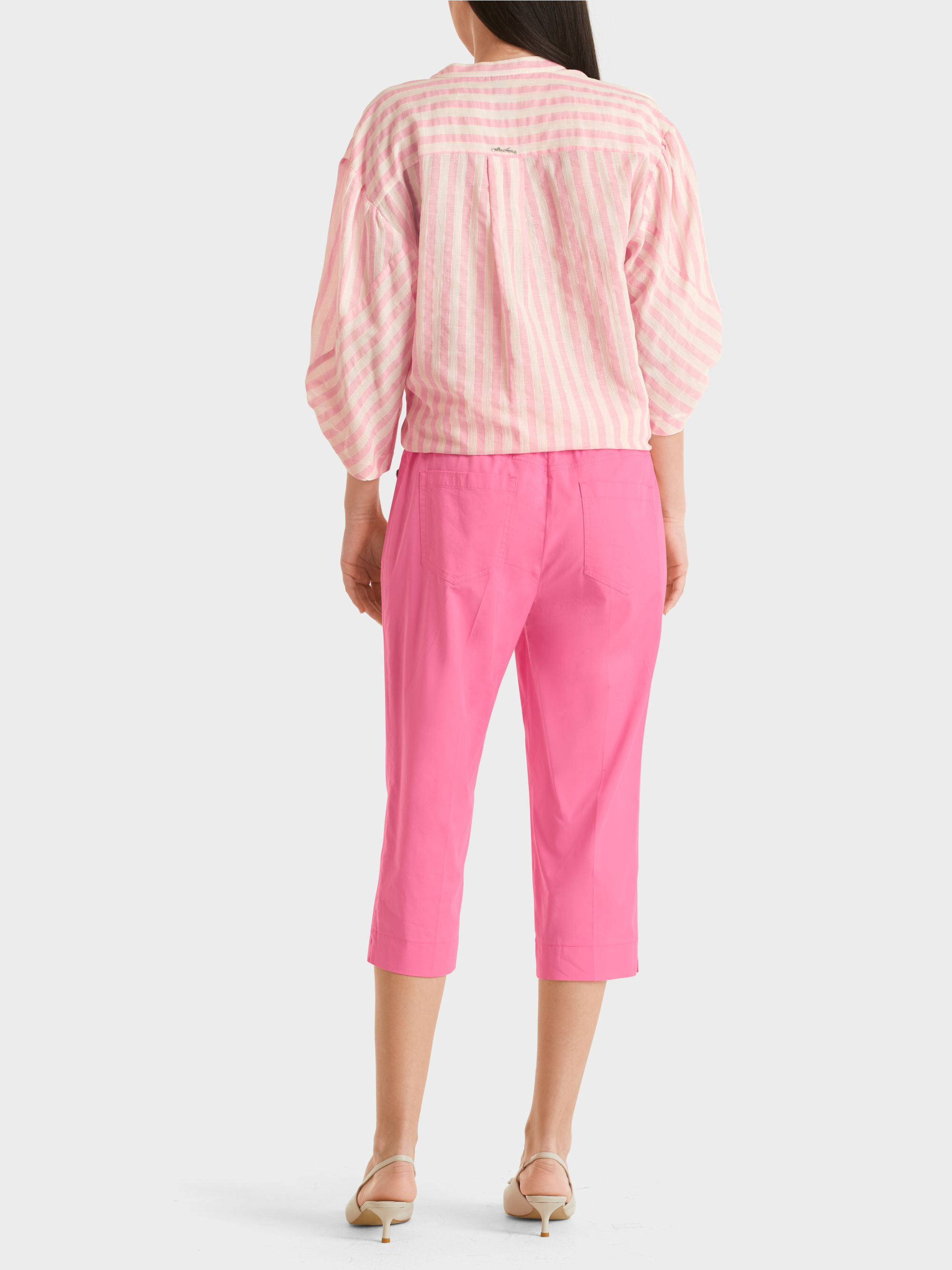 FATSA Capri pants with crease