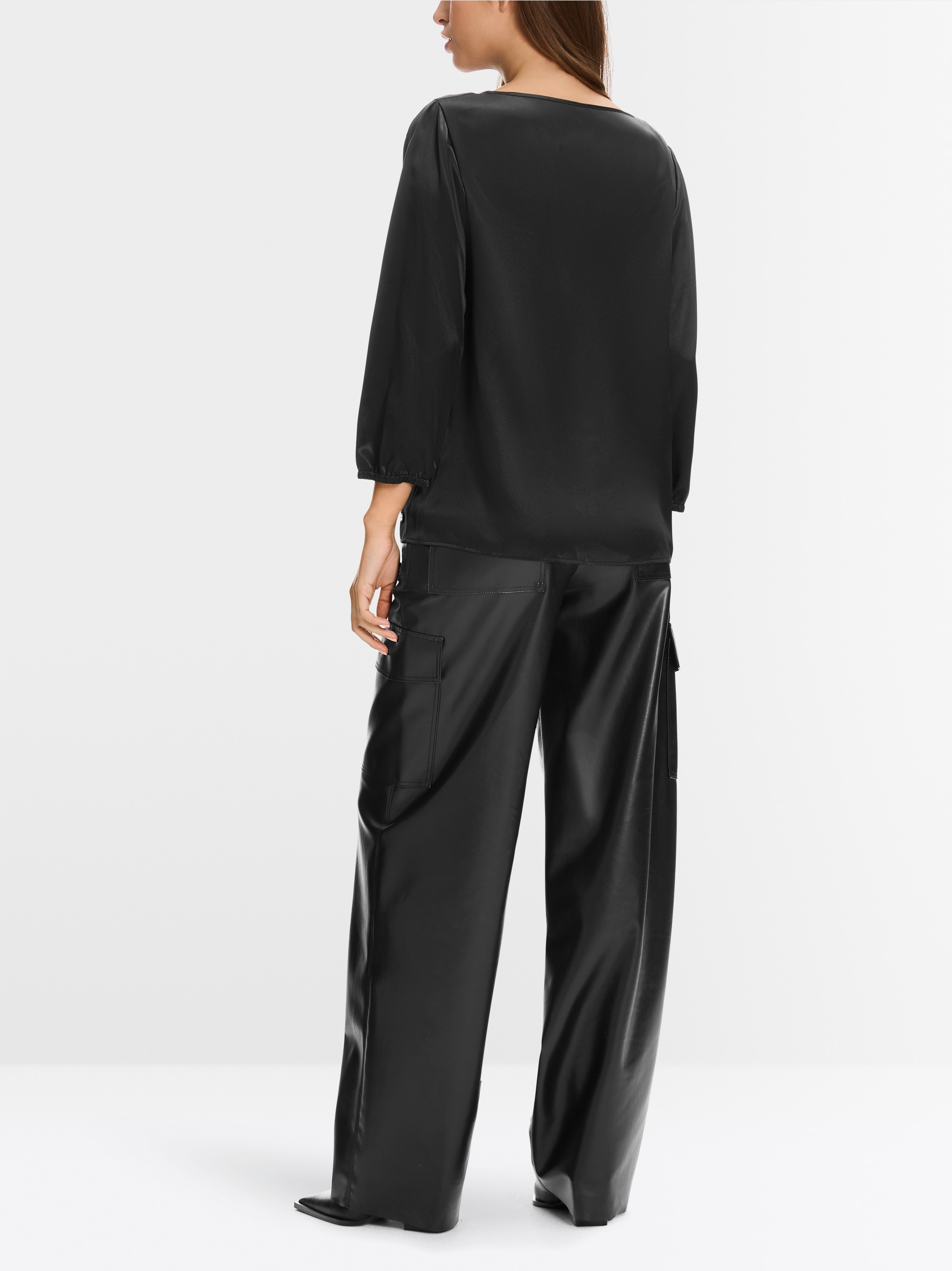 Losse zijden blouse