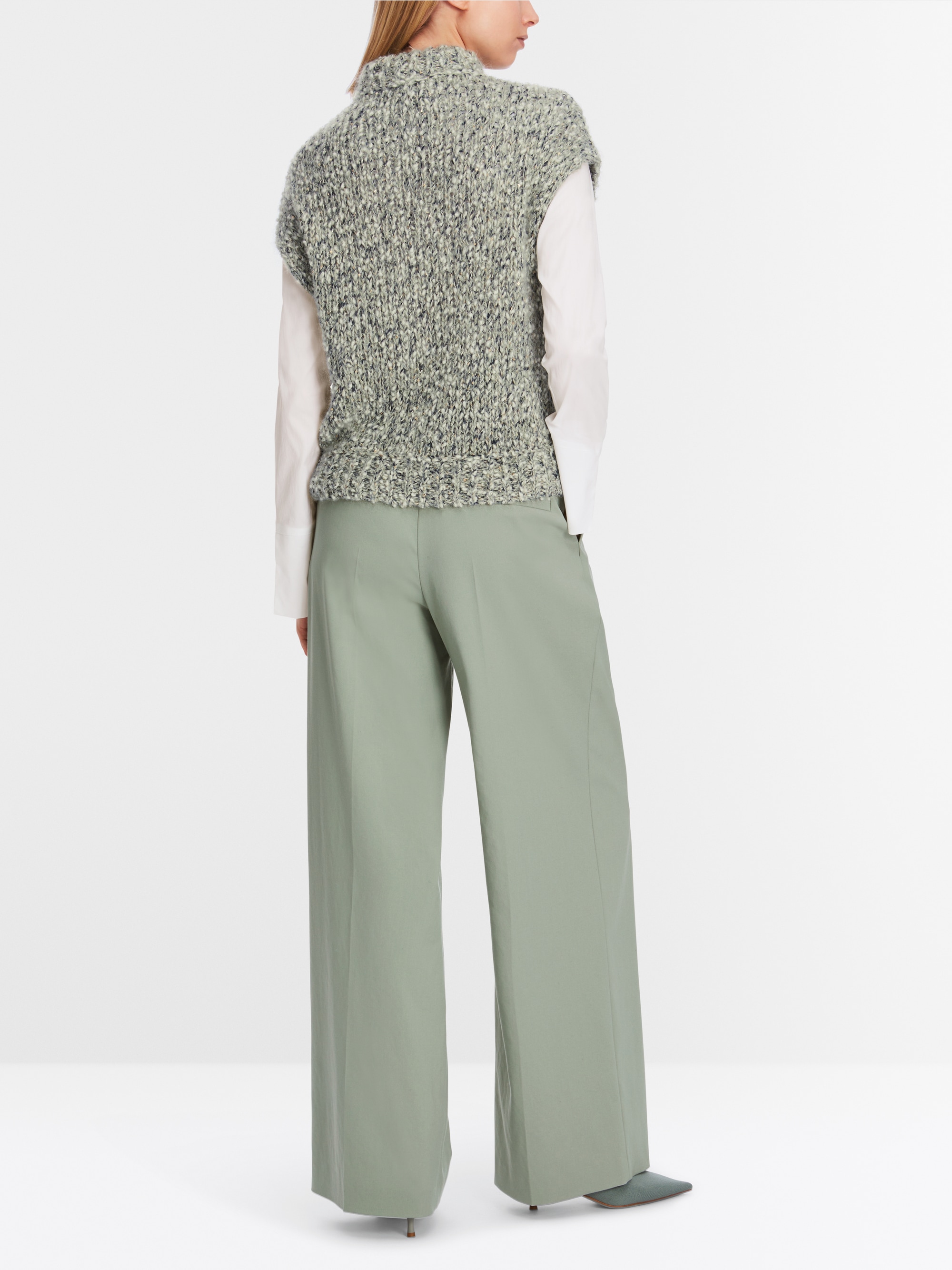 Sleeveless sweater - knitted in Germany