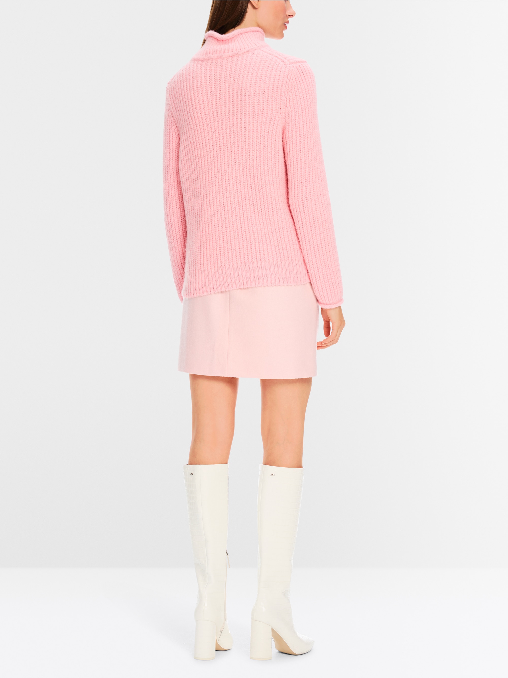 Sweater avec torsade - "Knitted in Germany"